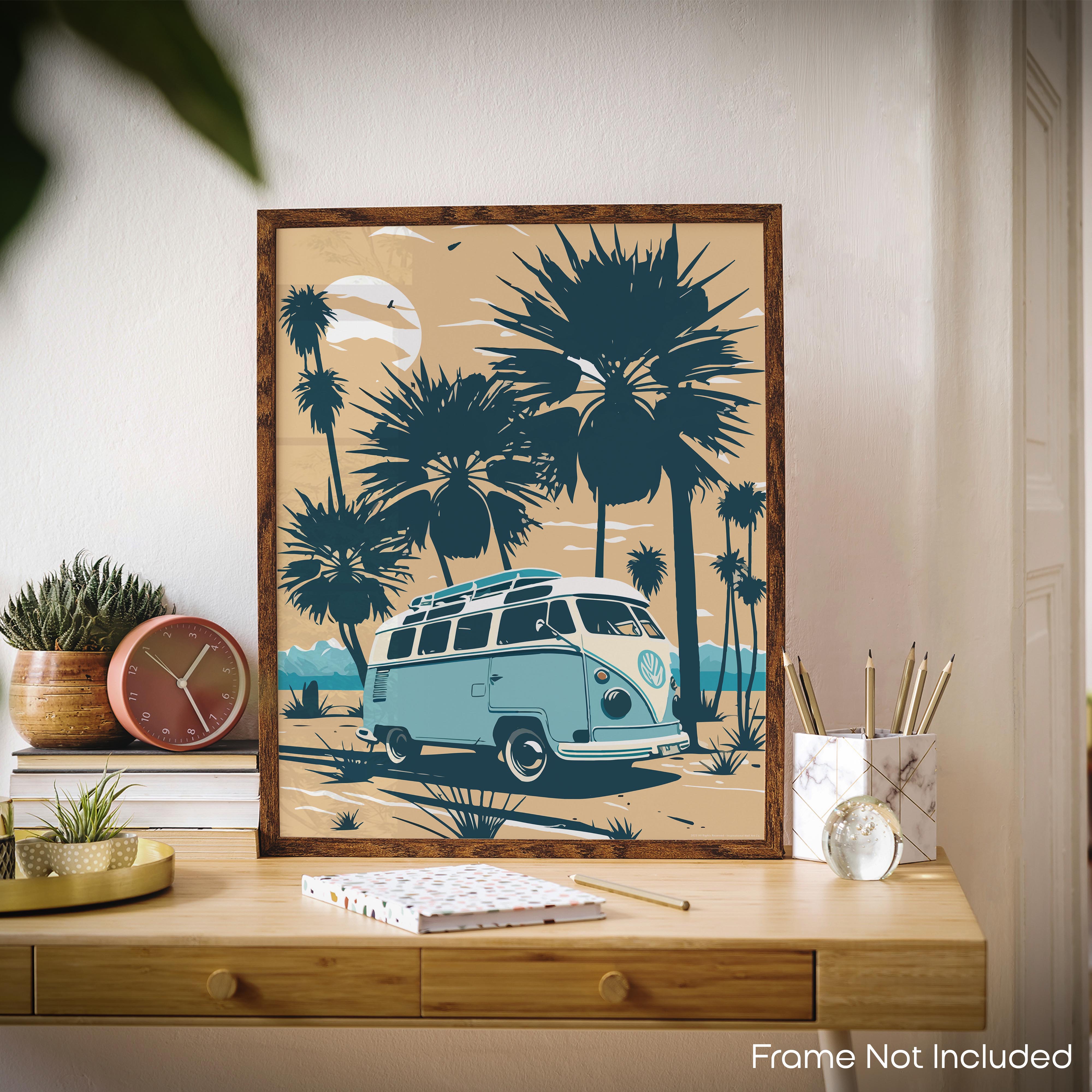 Beach Camper - Volkswagen Poster