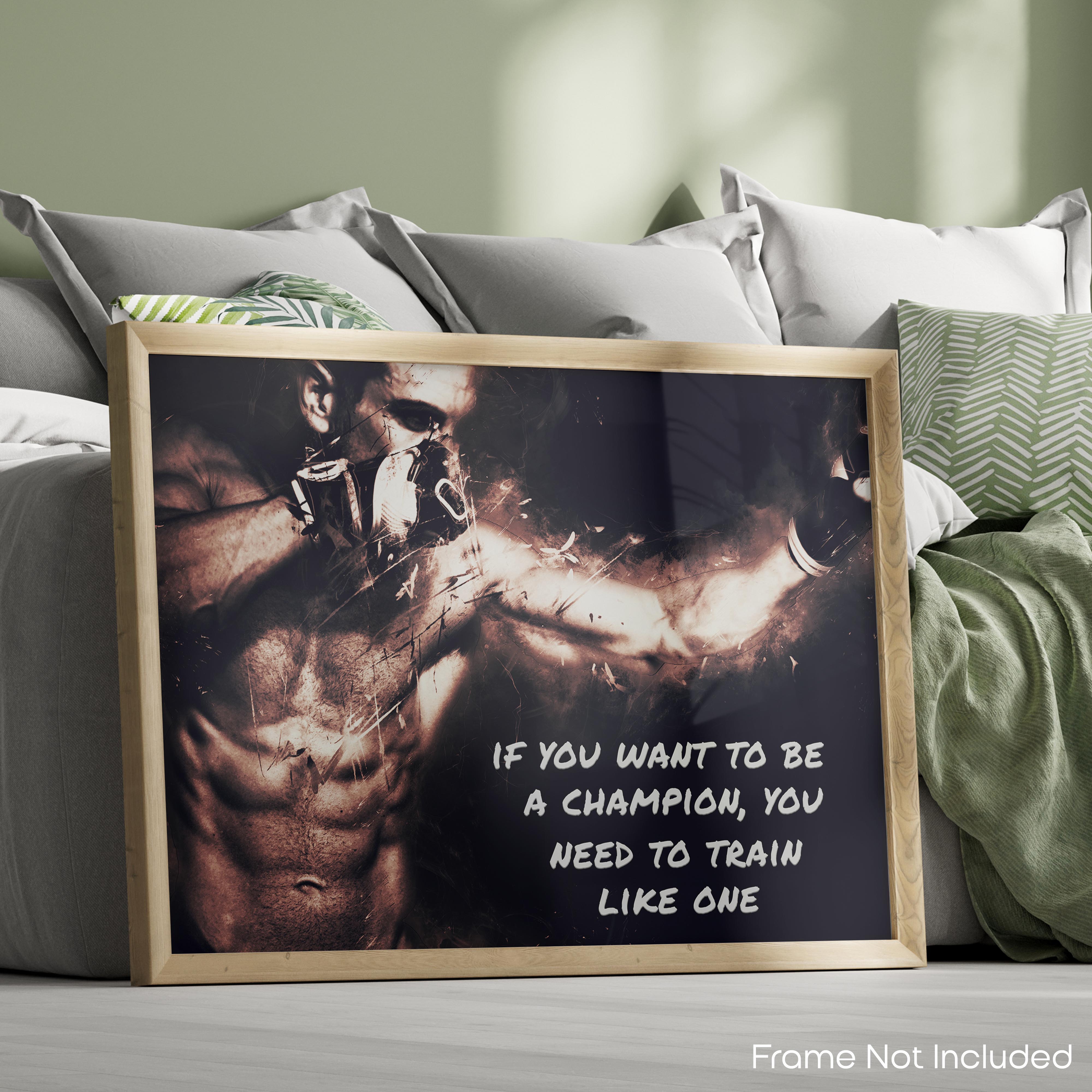Train Like A Champion - Boxing Poster