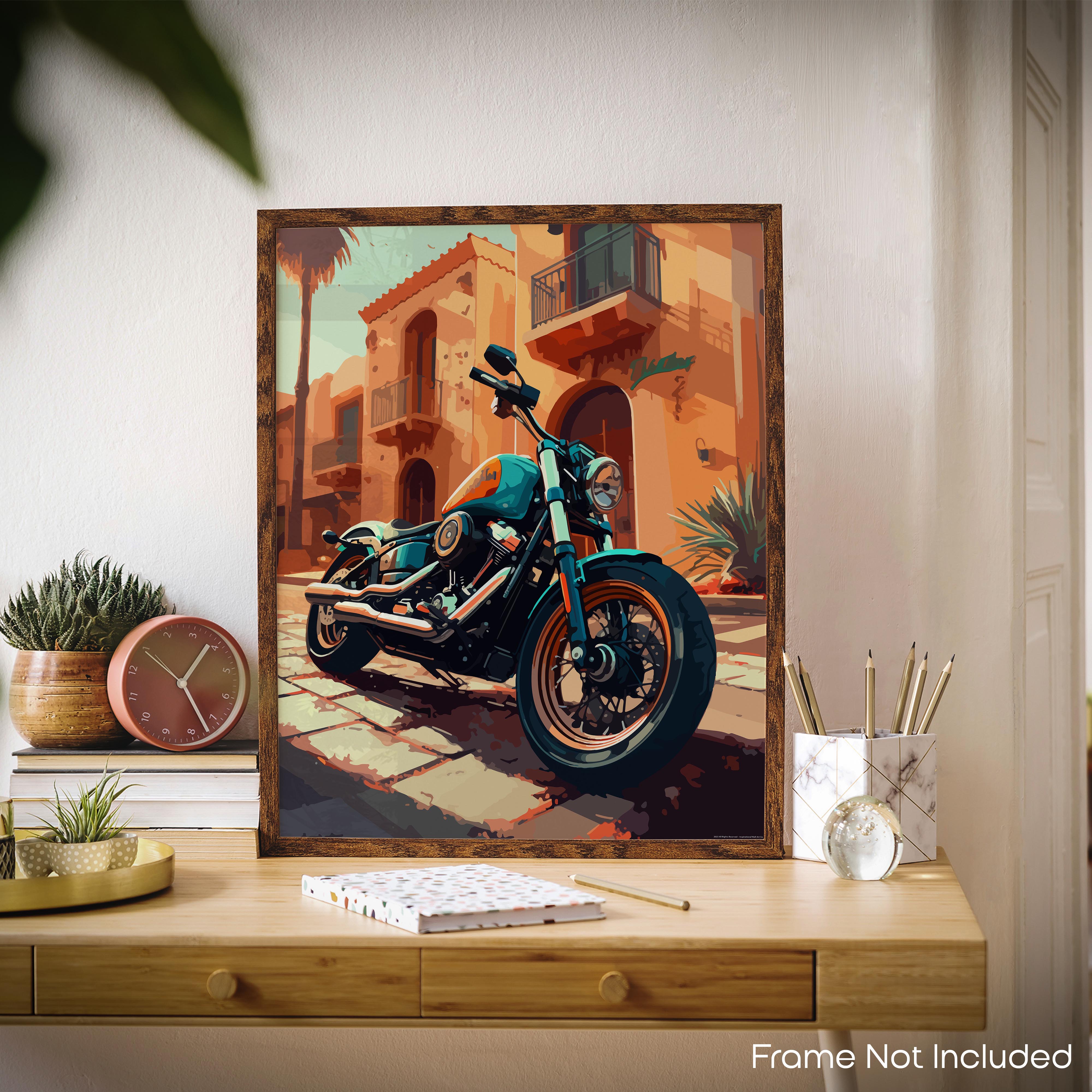 Classic - Motorcycle Poster