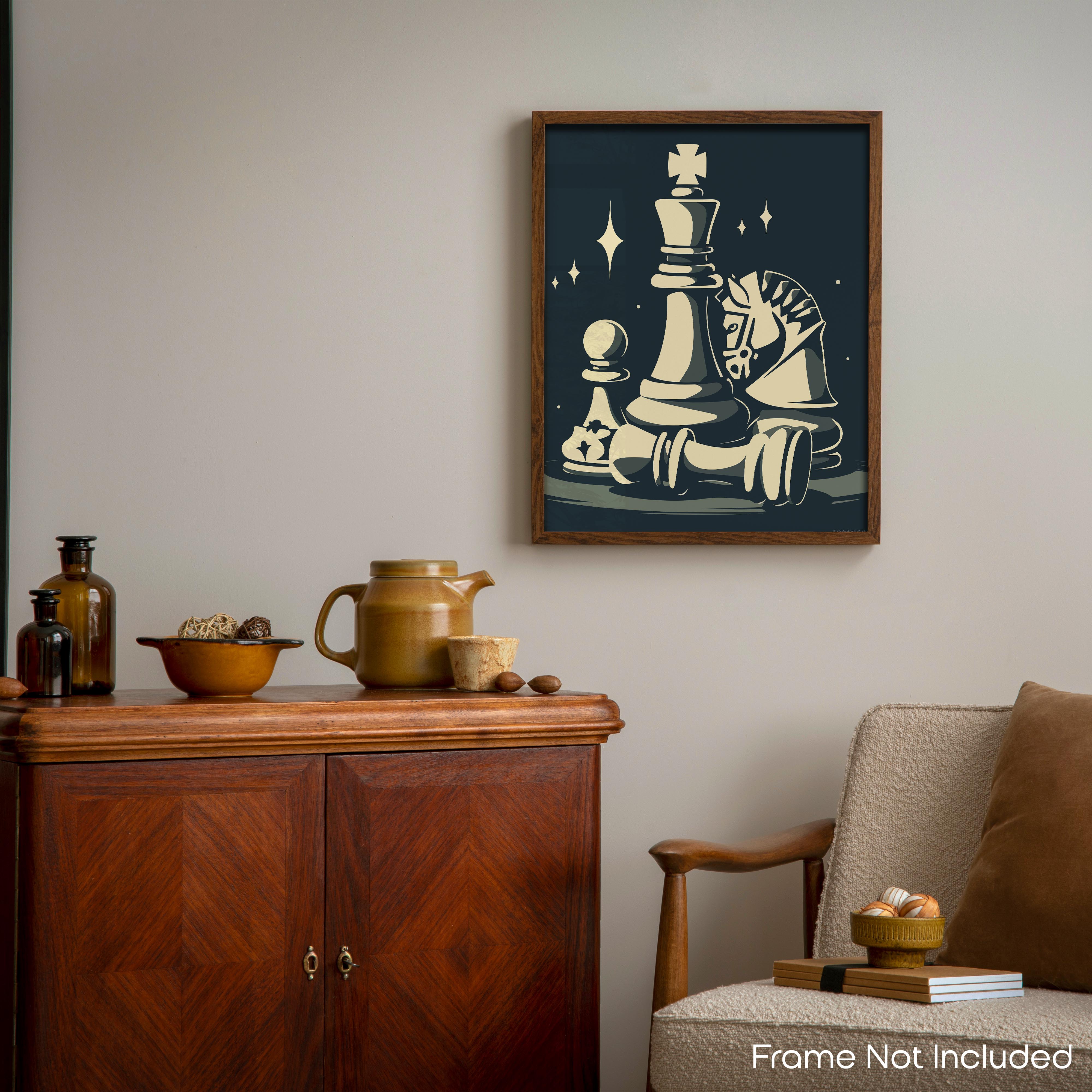 Endgame Beauty - Chess Poster