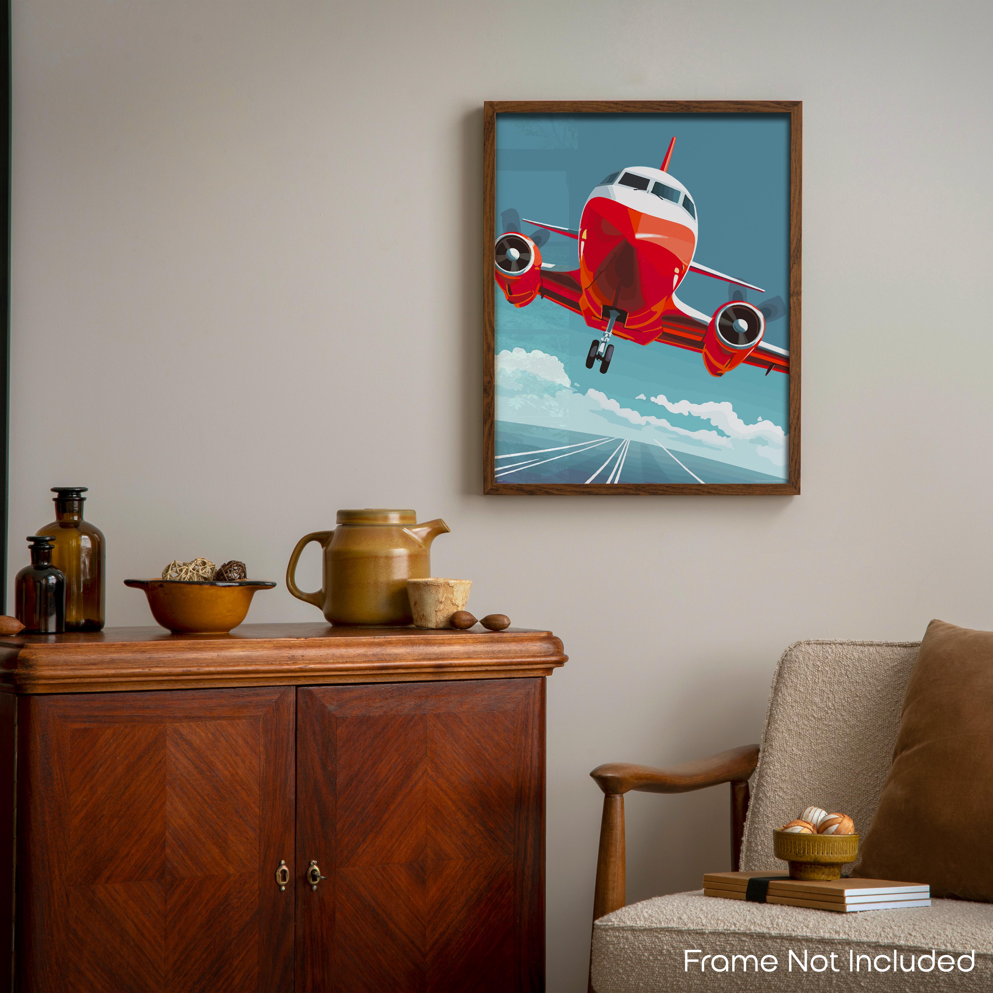 Turboprop - Airplane Poster