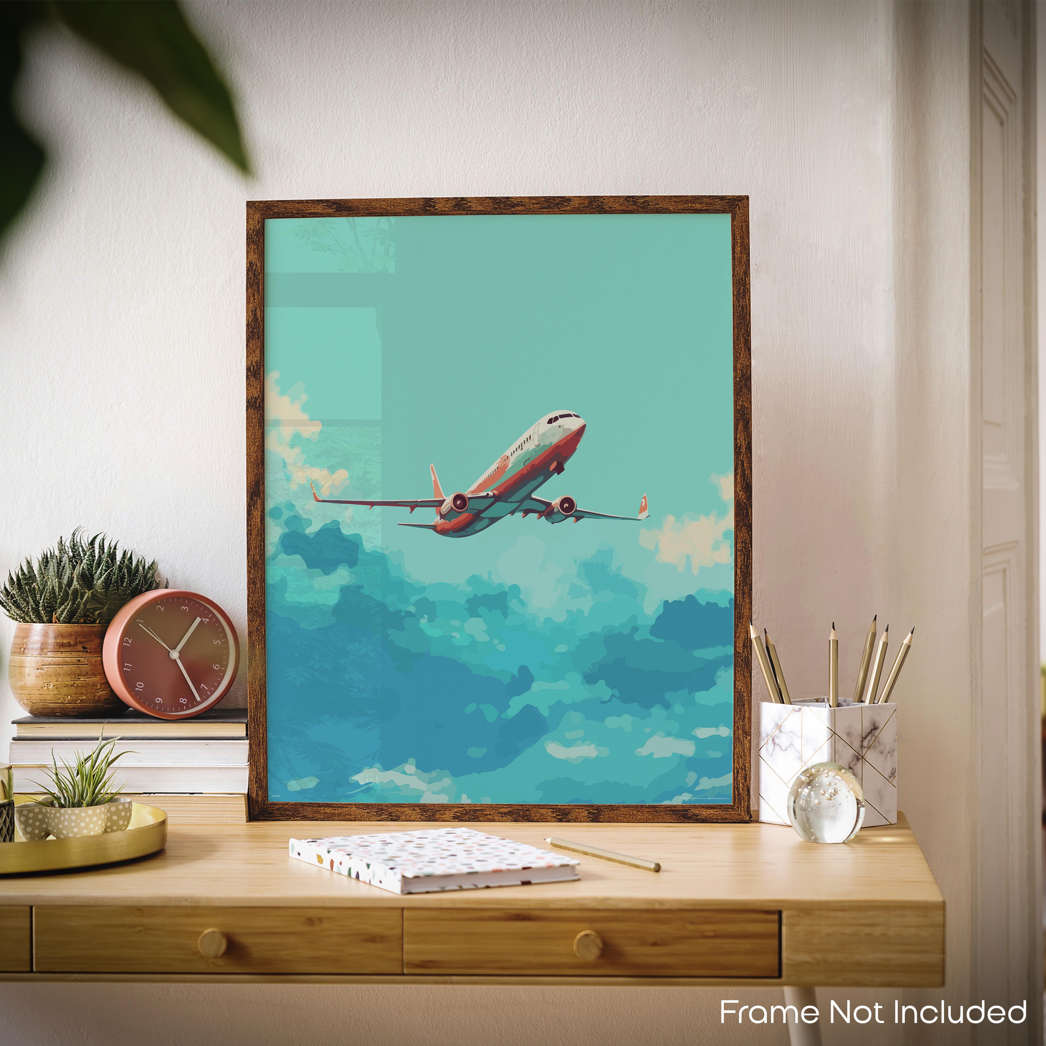 Soaring - Airplane Poster