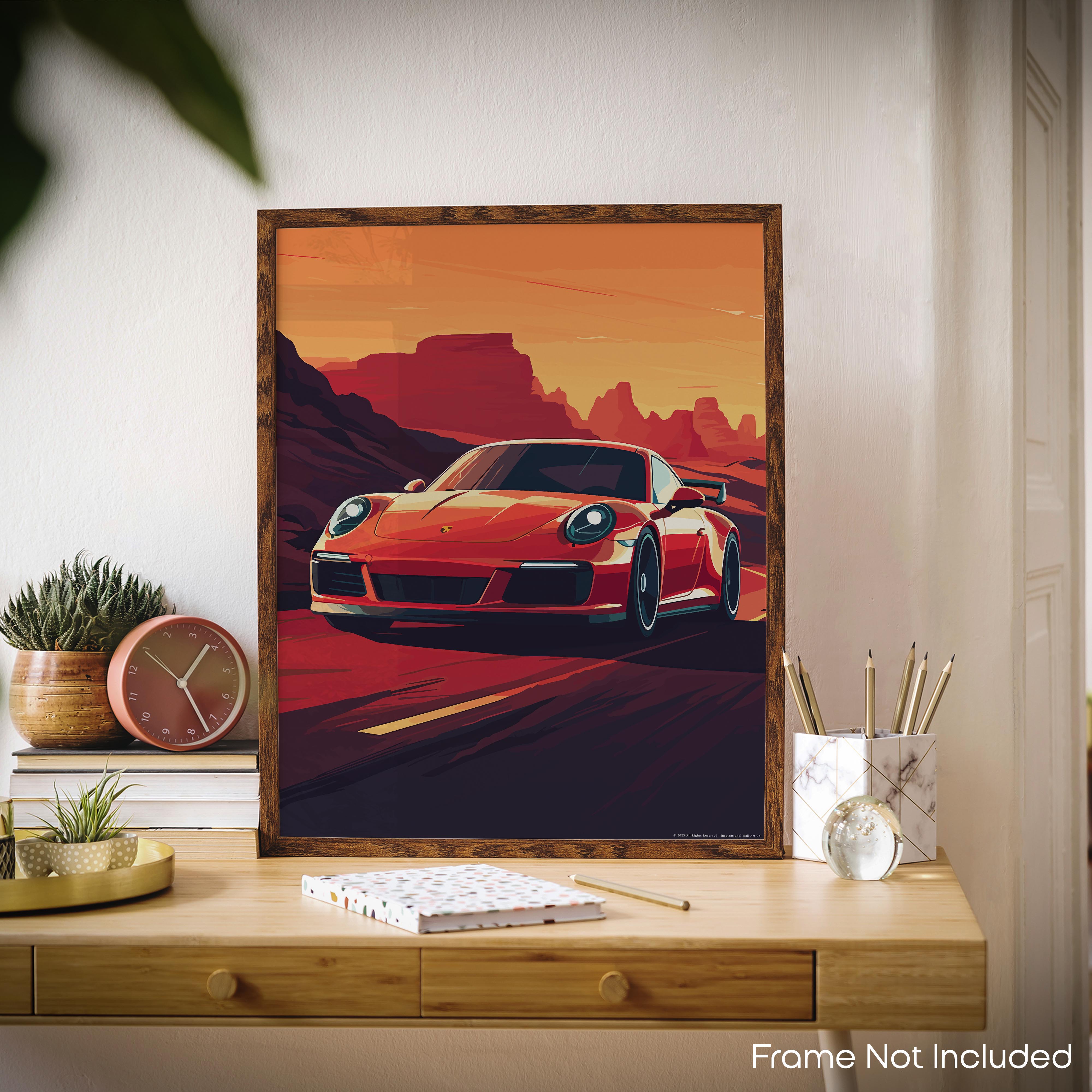 The Thrill of Wheels - Car Poster