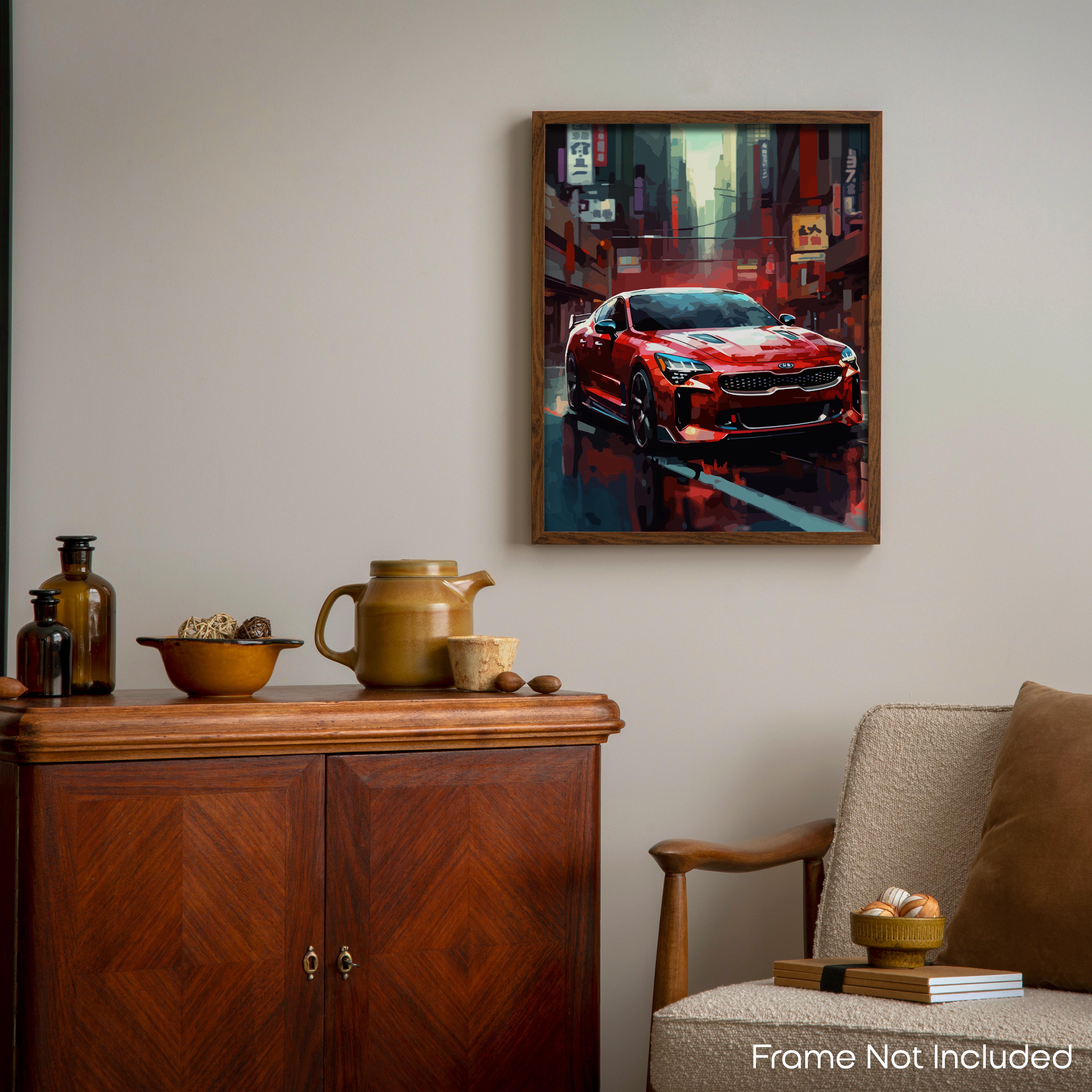 Yielding - Car Poster