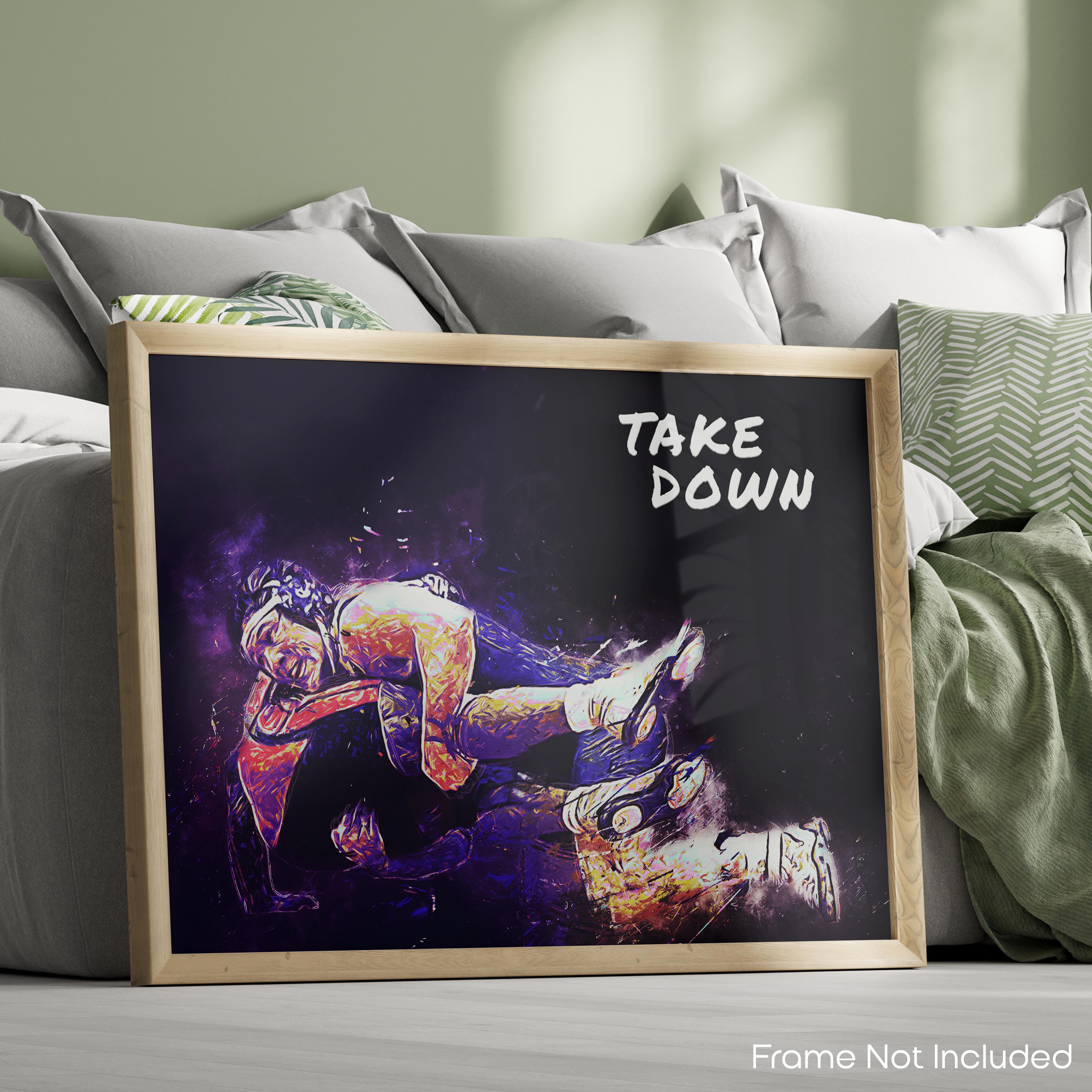 Take Down - Wrestling Poster