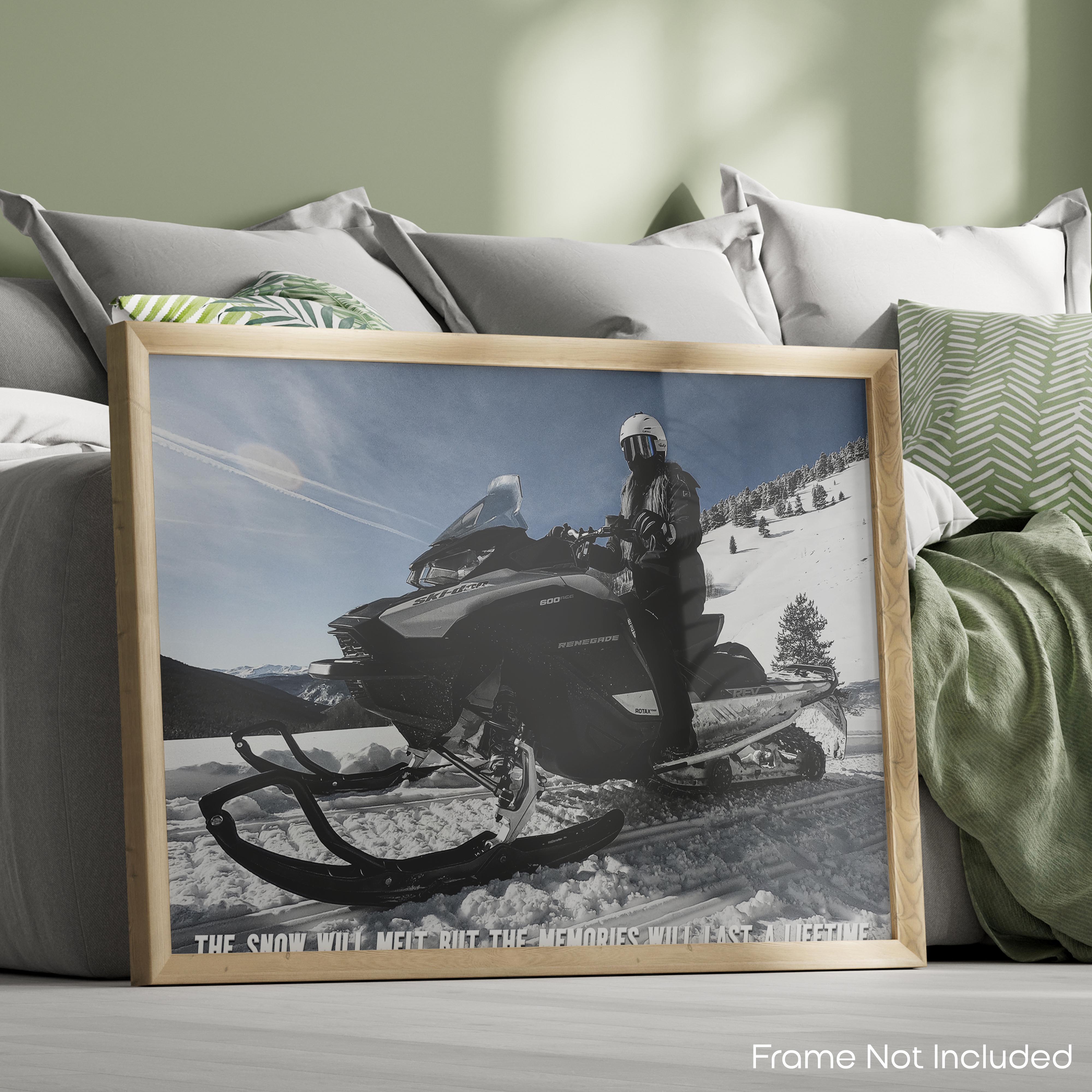 Memories - Snowmobile Poster