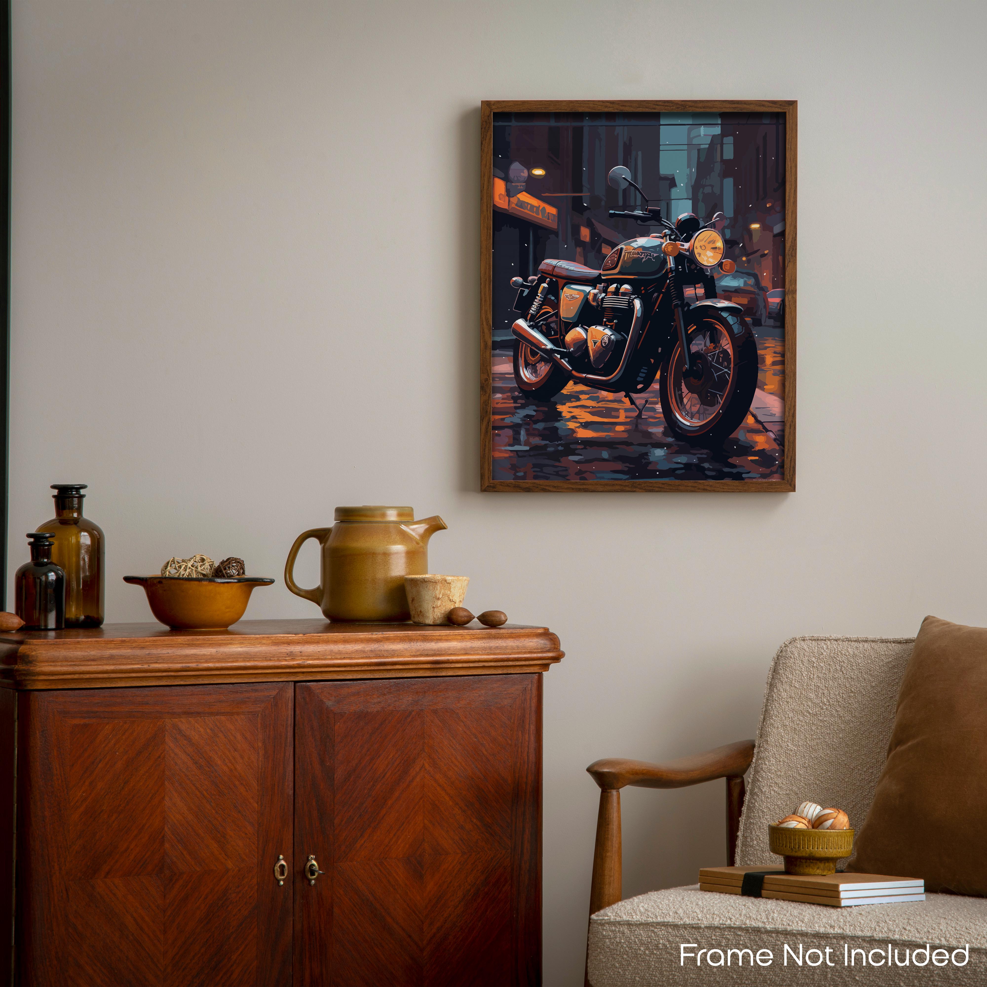Fierce - Motorcycle Poster