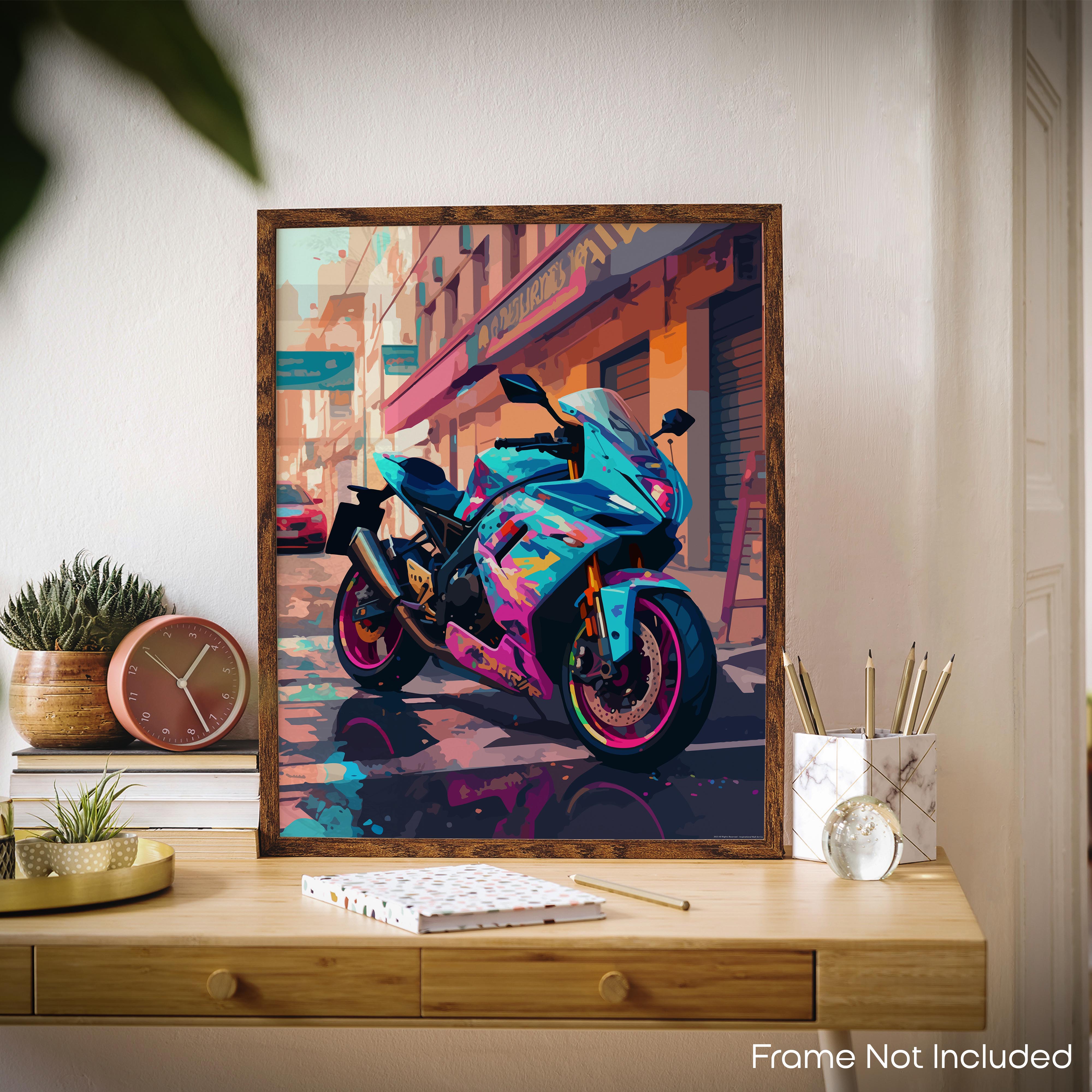 Expressive - Motorcycle Poster