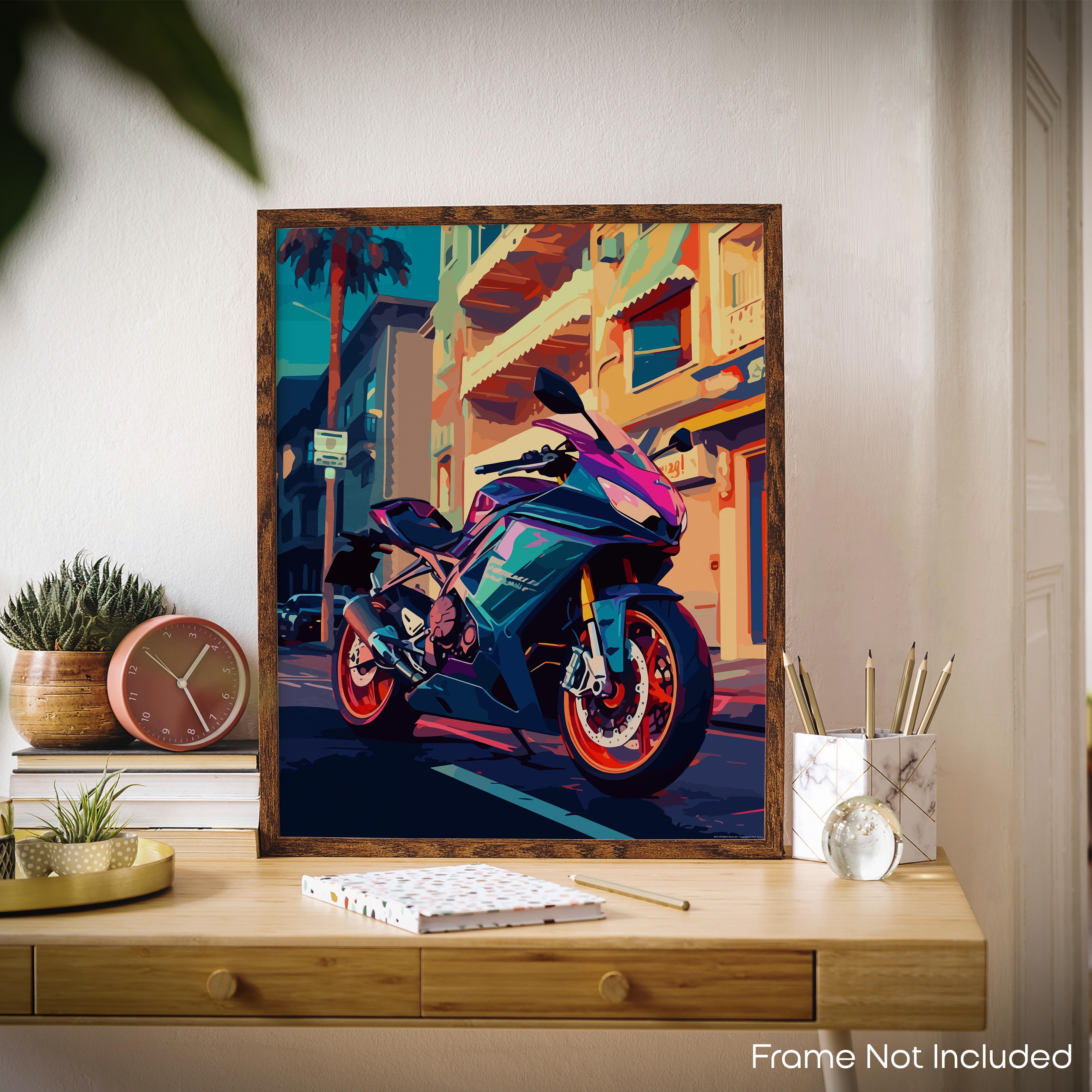Dapper - Motorcycle Poster