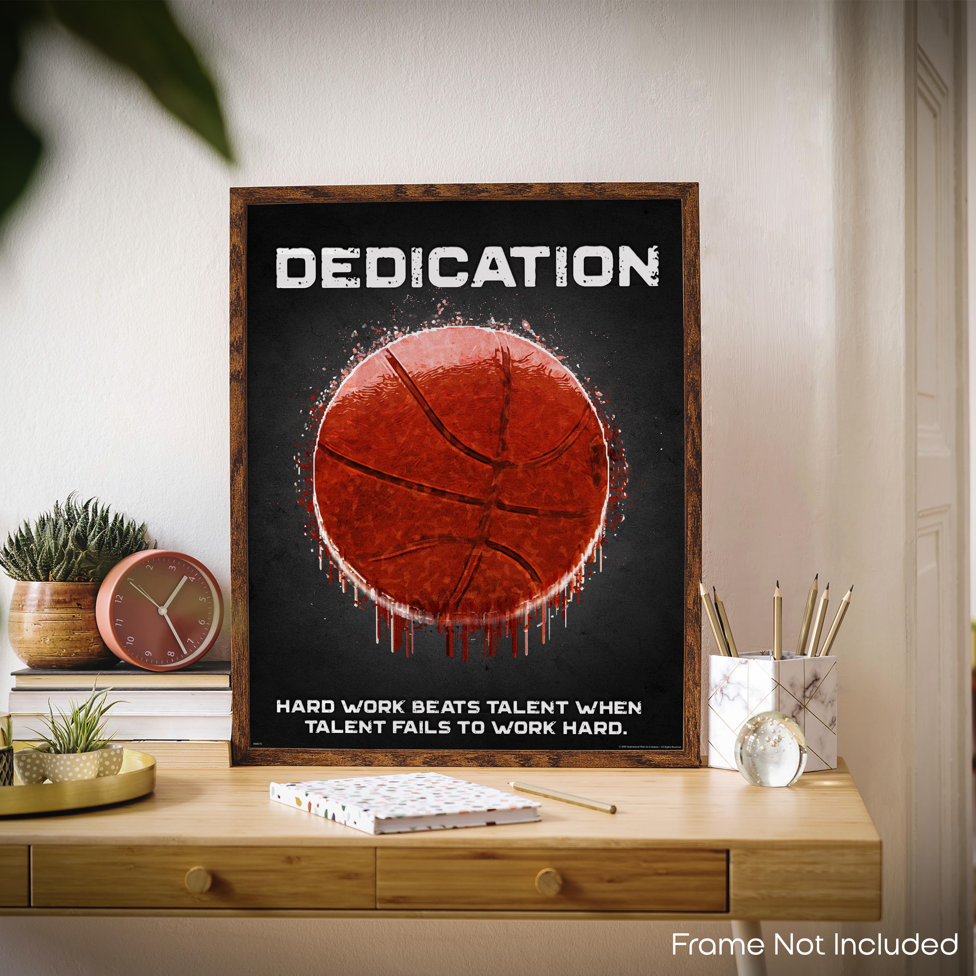 Dedication - Basketball Poster