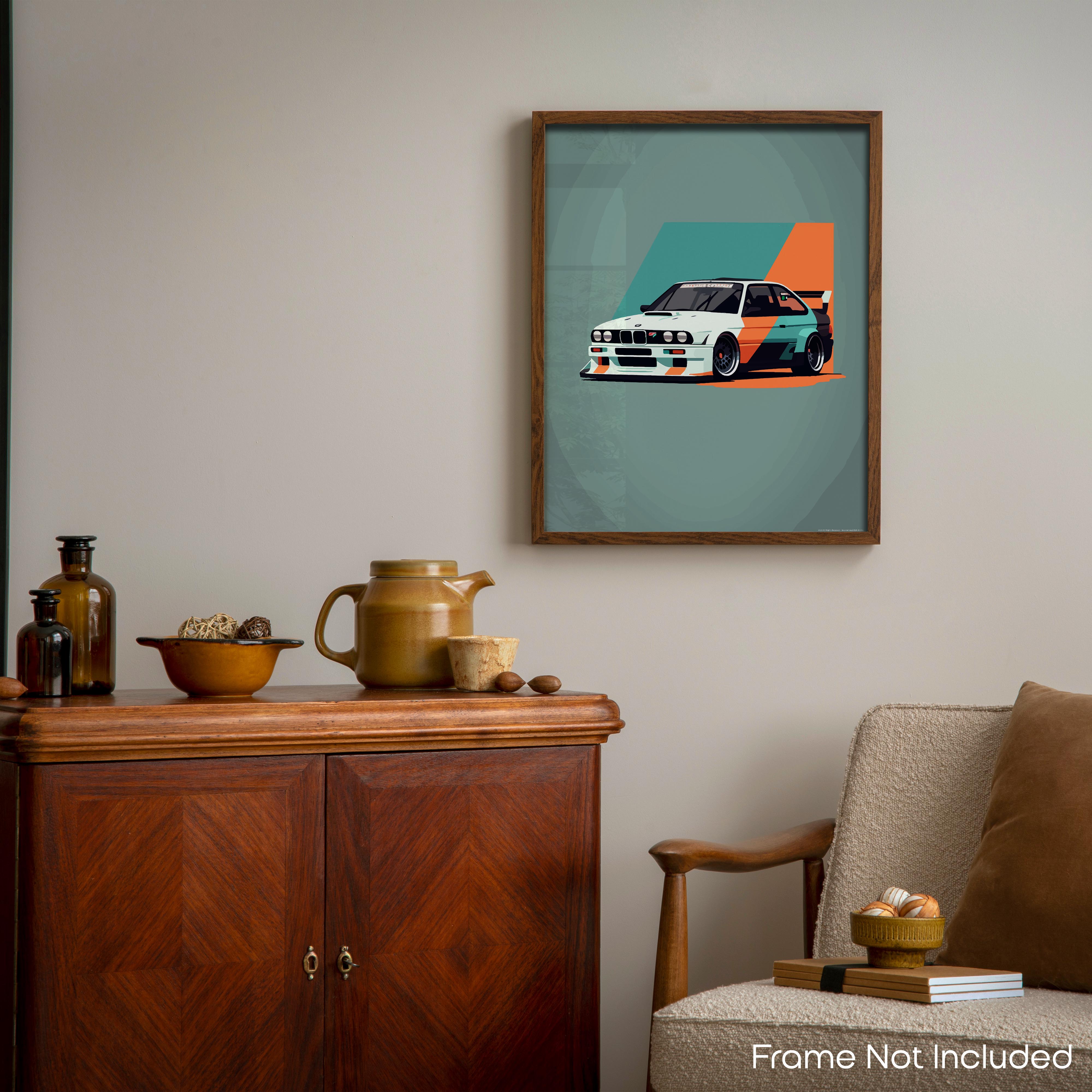Old M3 - Car Poster