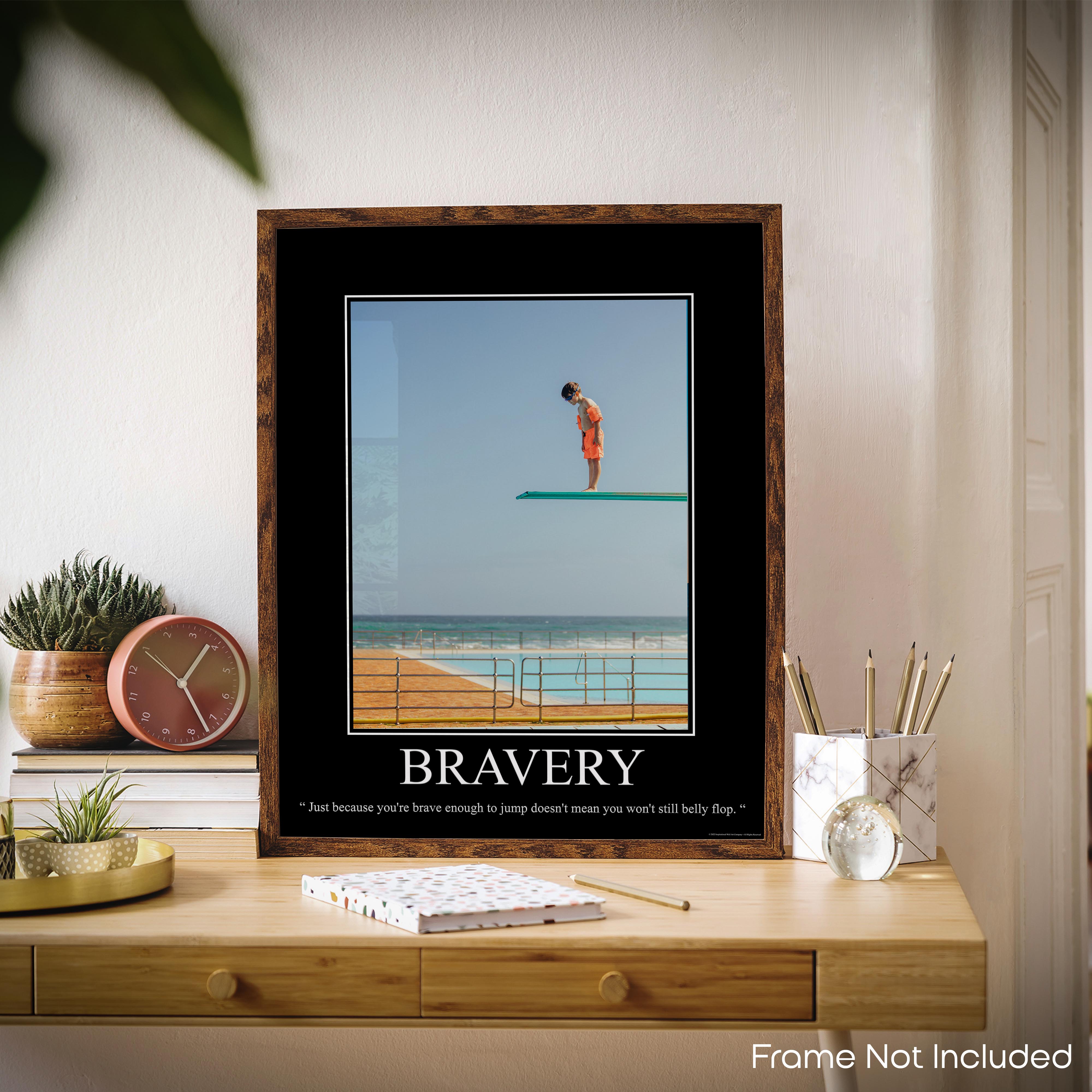 Bravery - Demotivational Poster