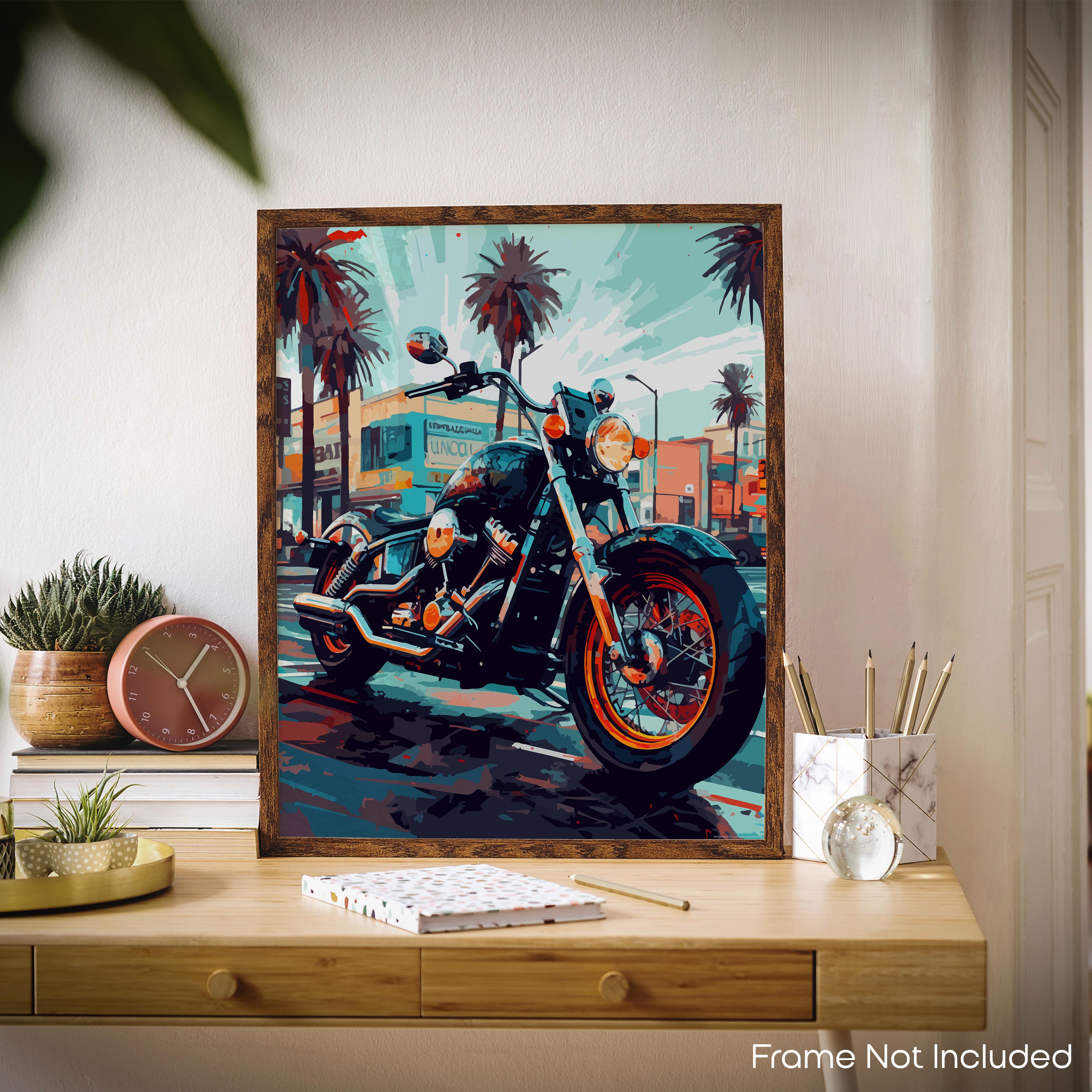 Detailed - Motorcycle Poster