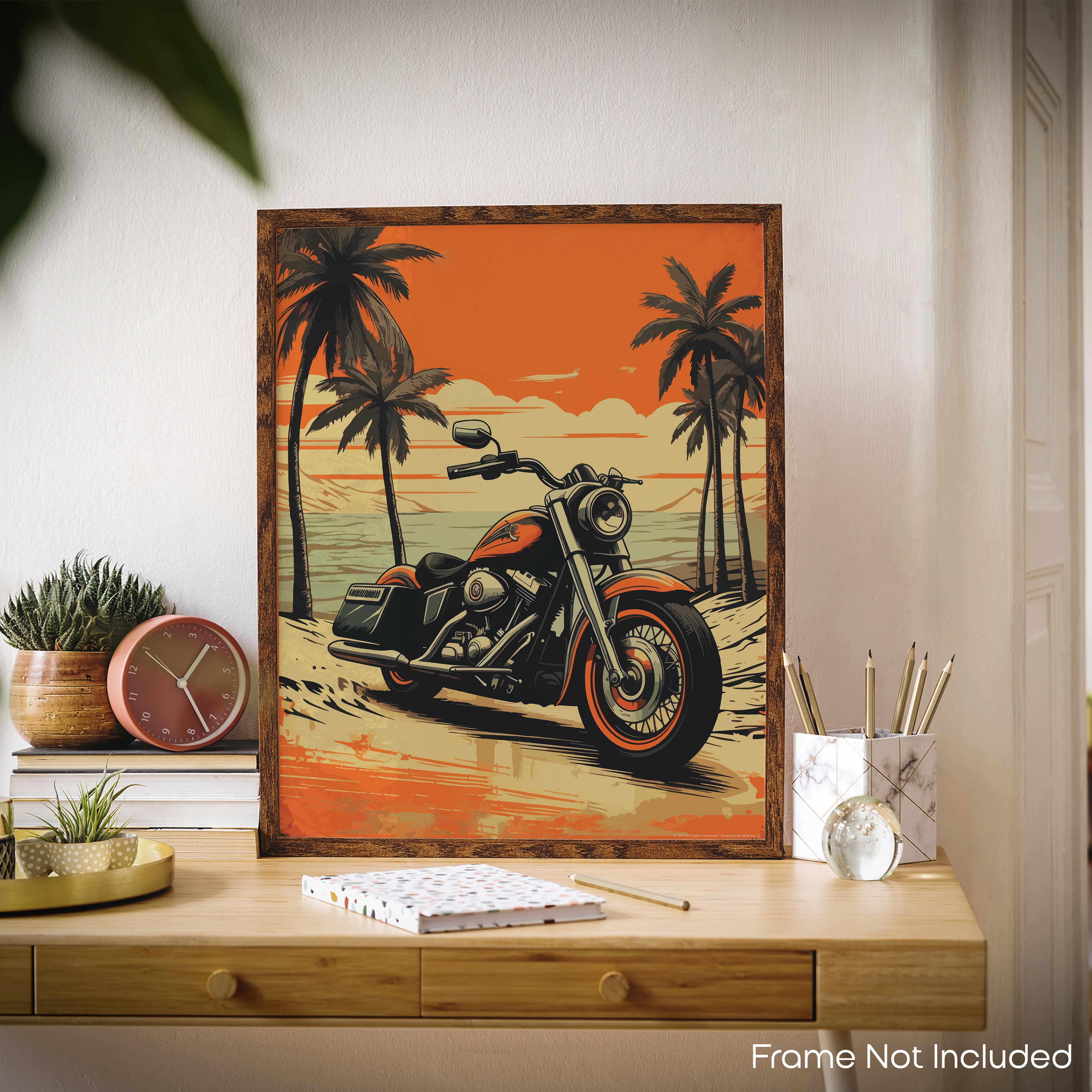 Freewheeling Fun - Motorcycle Poster