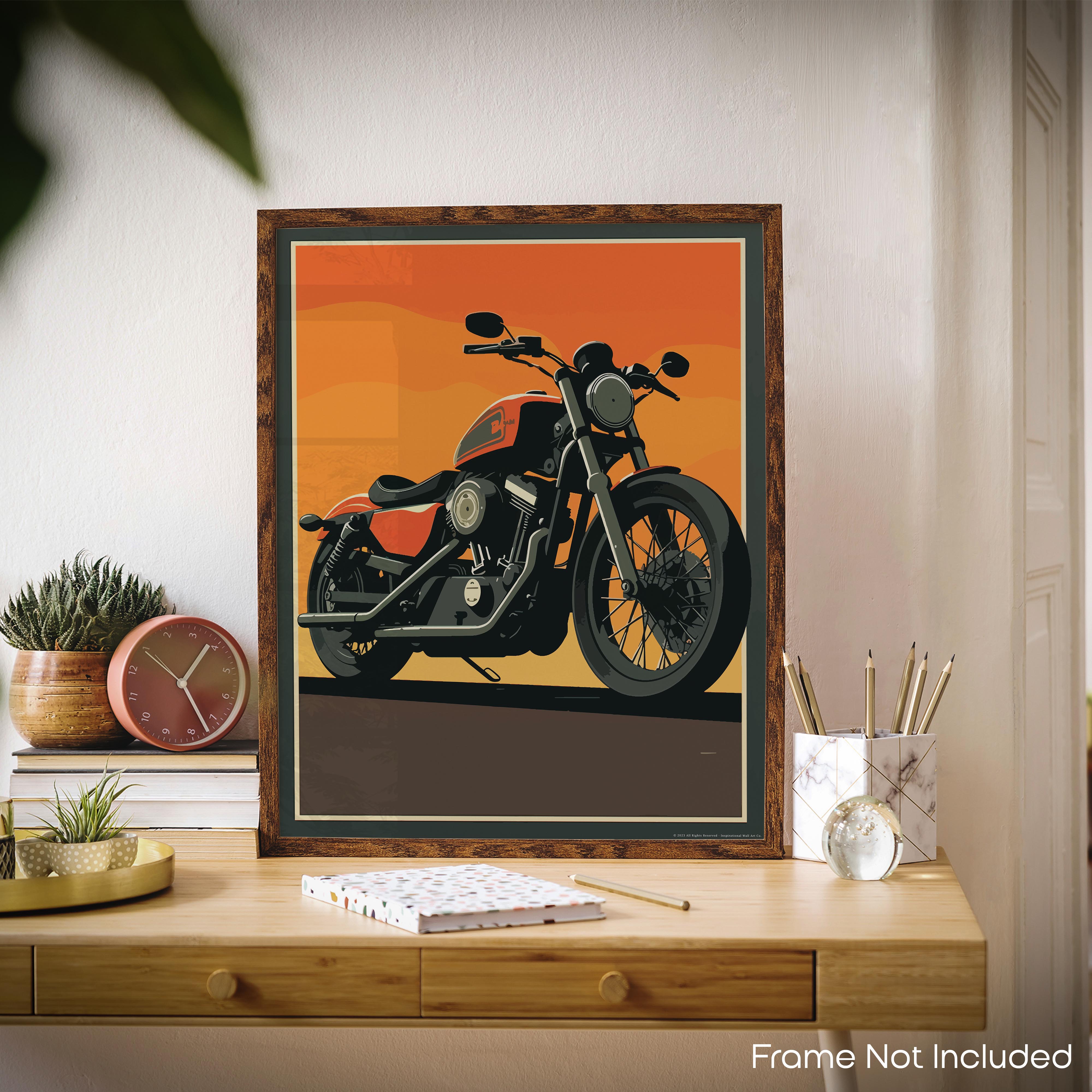 Ride to Freedom - Motorcycle Poster
