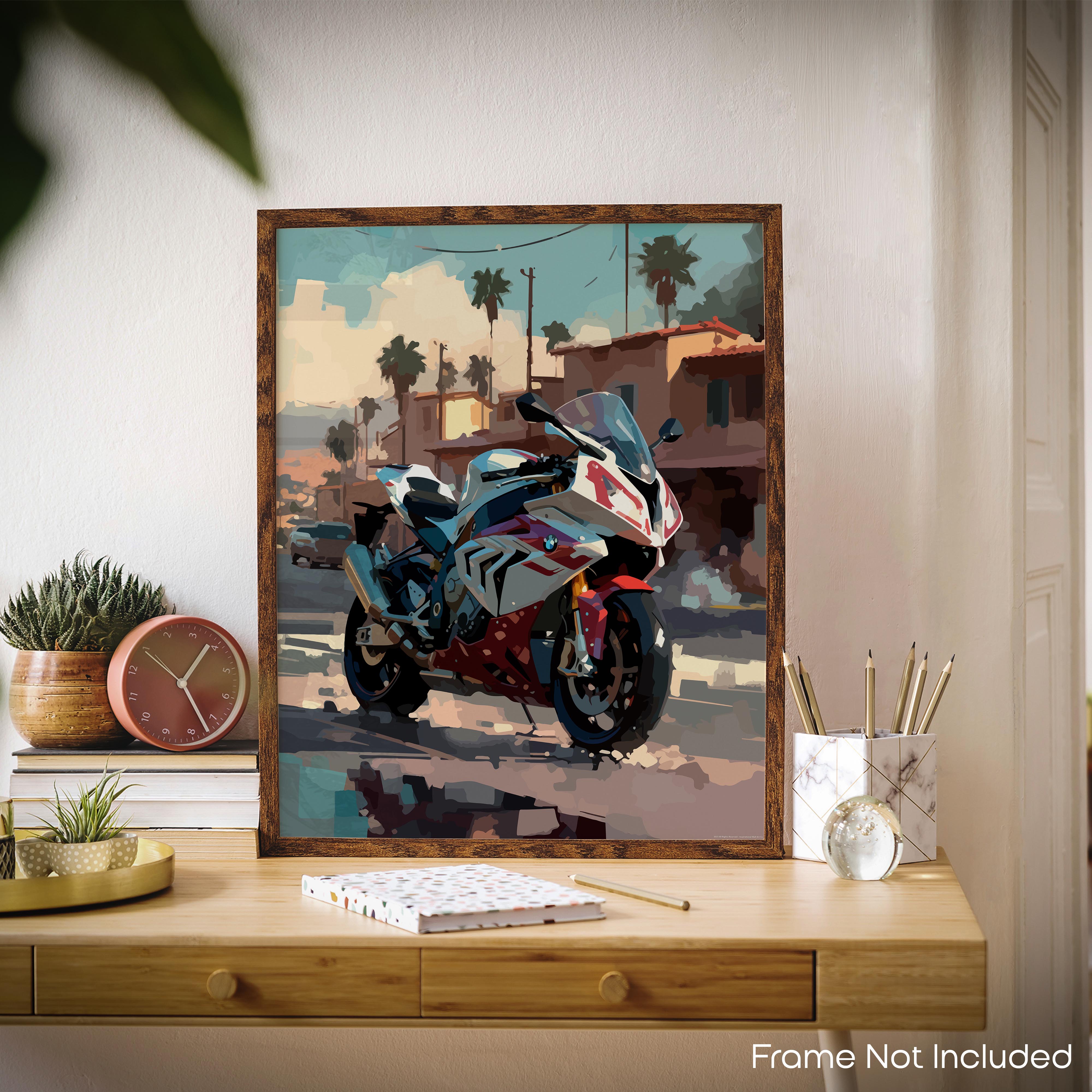 Illusion - Motorcycle Poster
