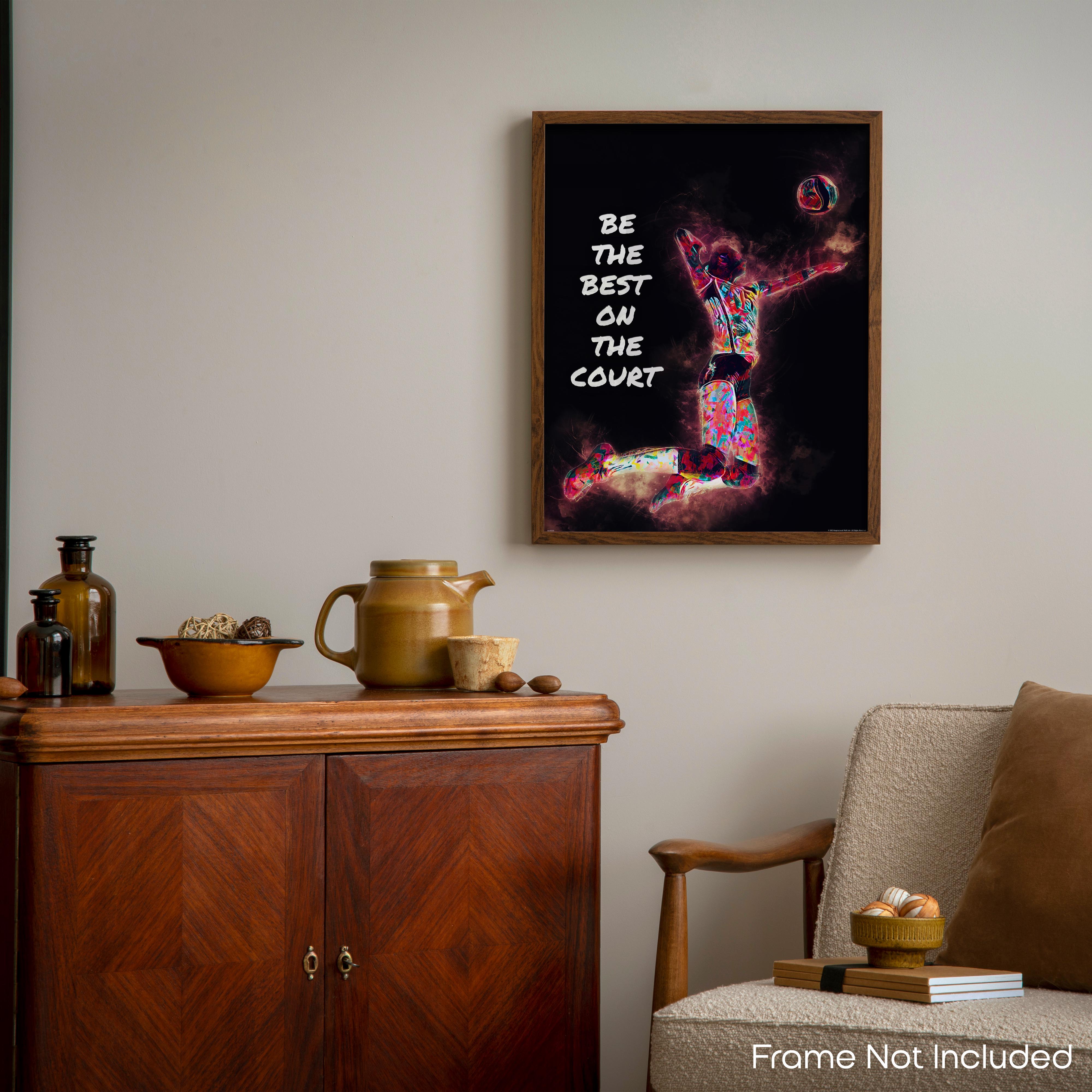 Be The Best - Volleyball Poster