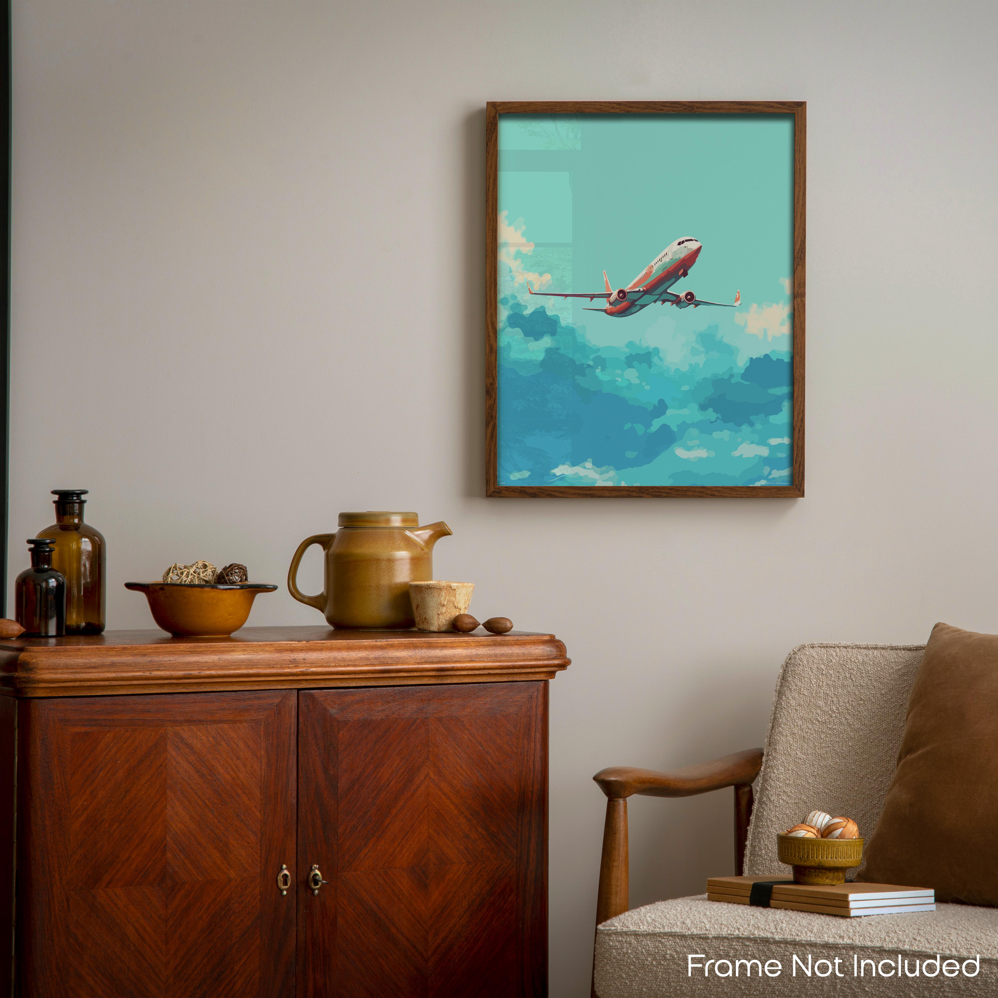 Soaring - Airplane Poster
