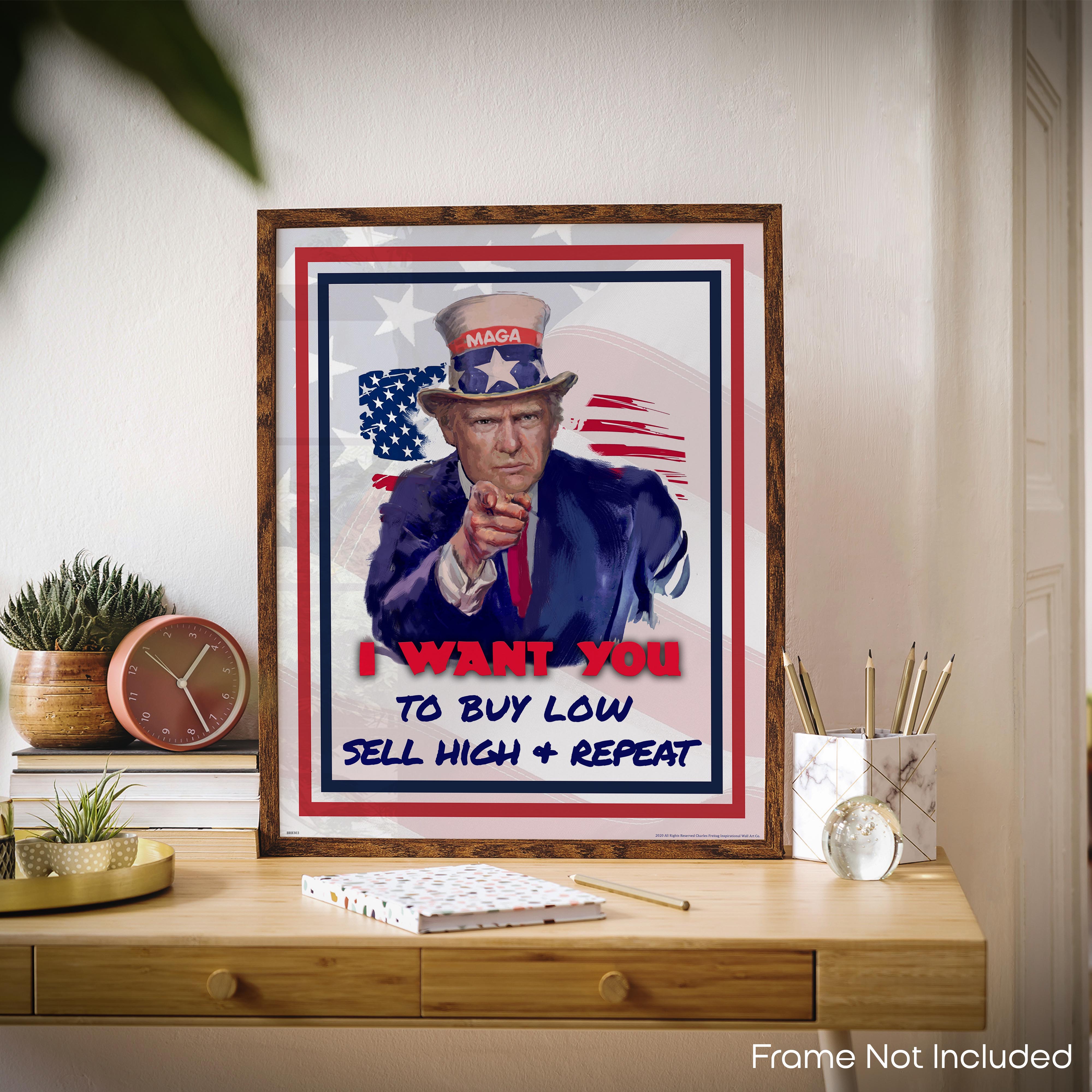 Trump - Stock Market Poster