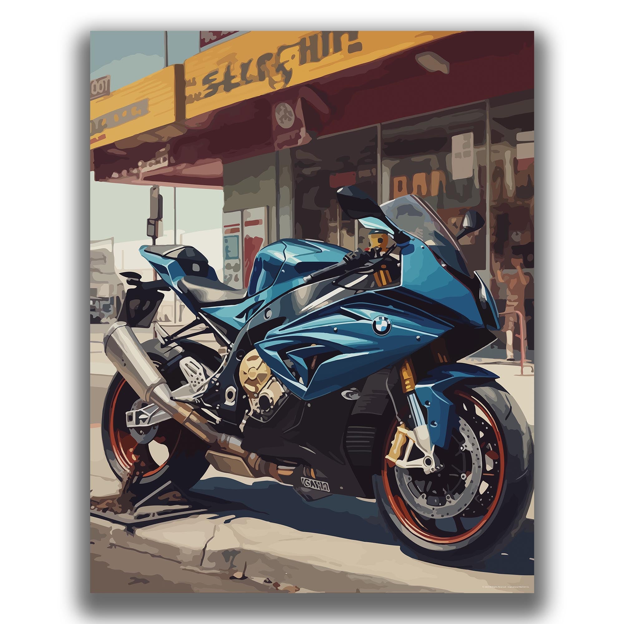 Thrill - Motorcycle Poster