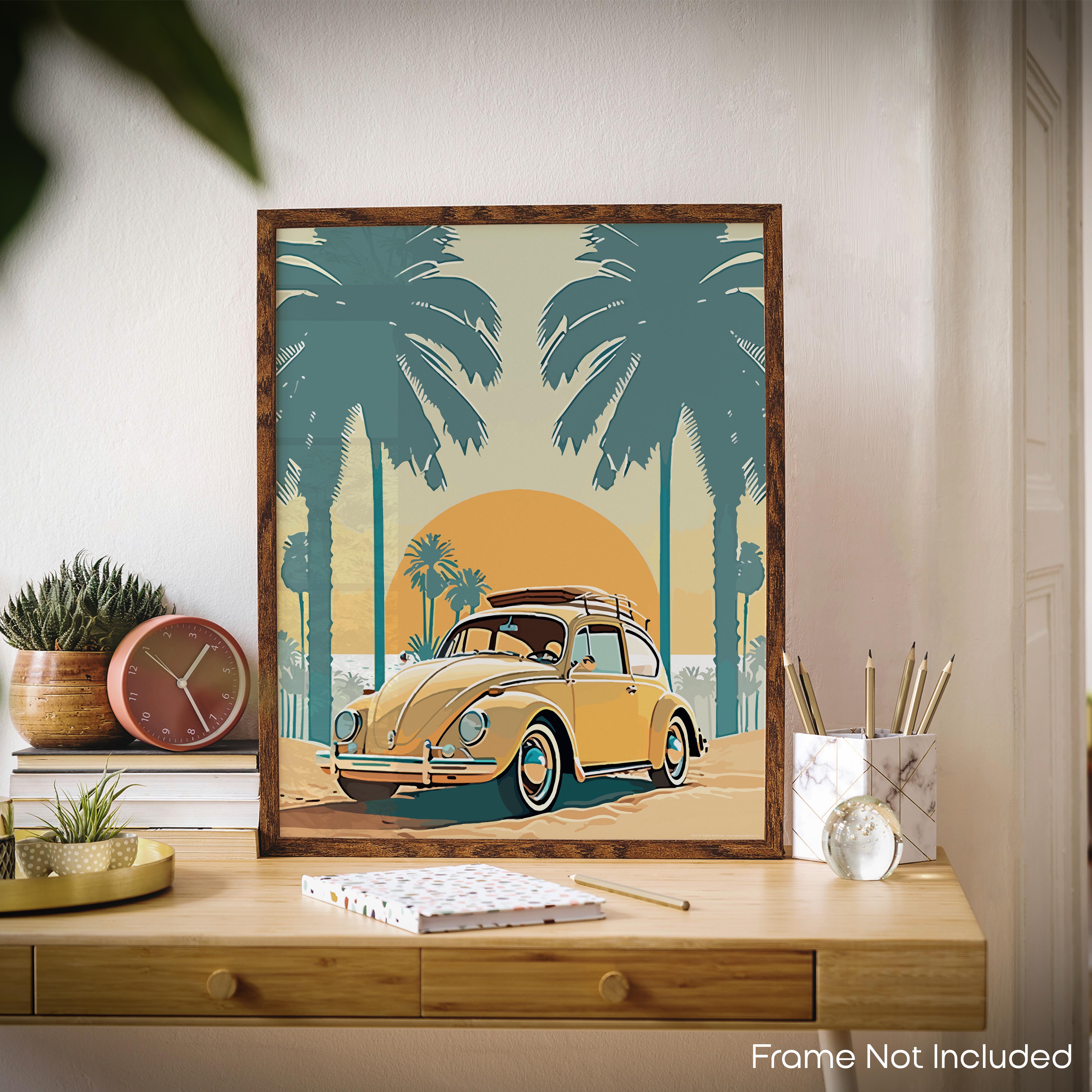 Sandy Beetle - Volkswagen Poster