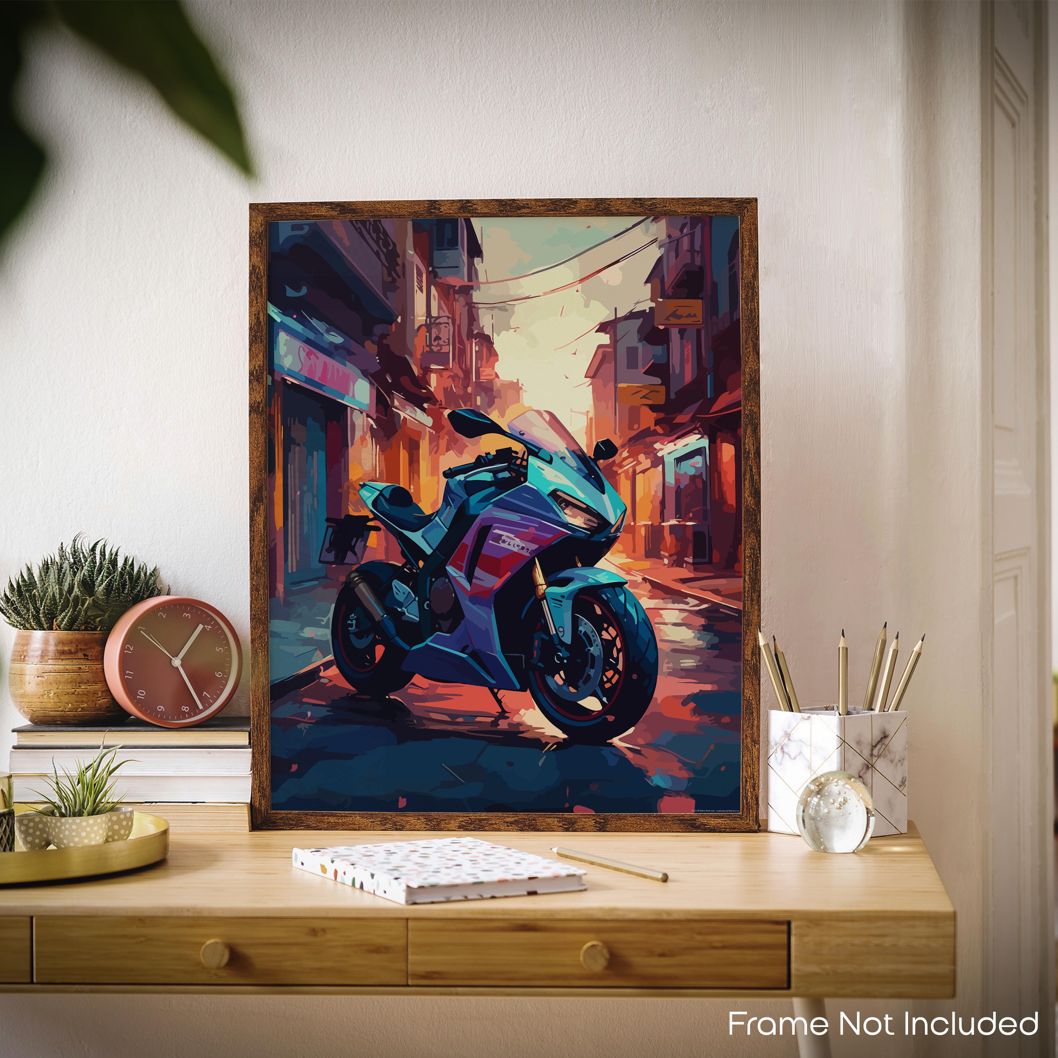 Crisp - Motorcycle Poster