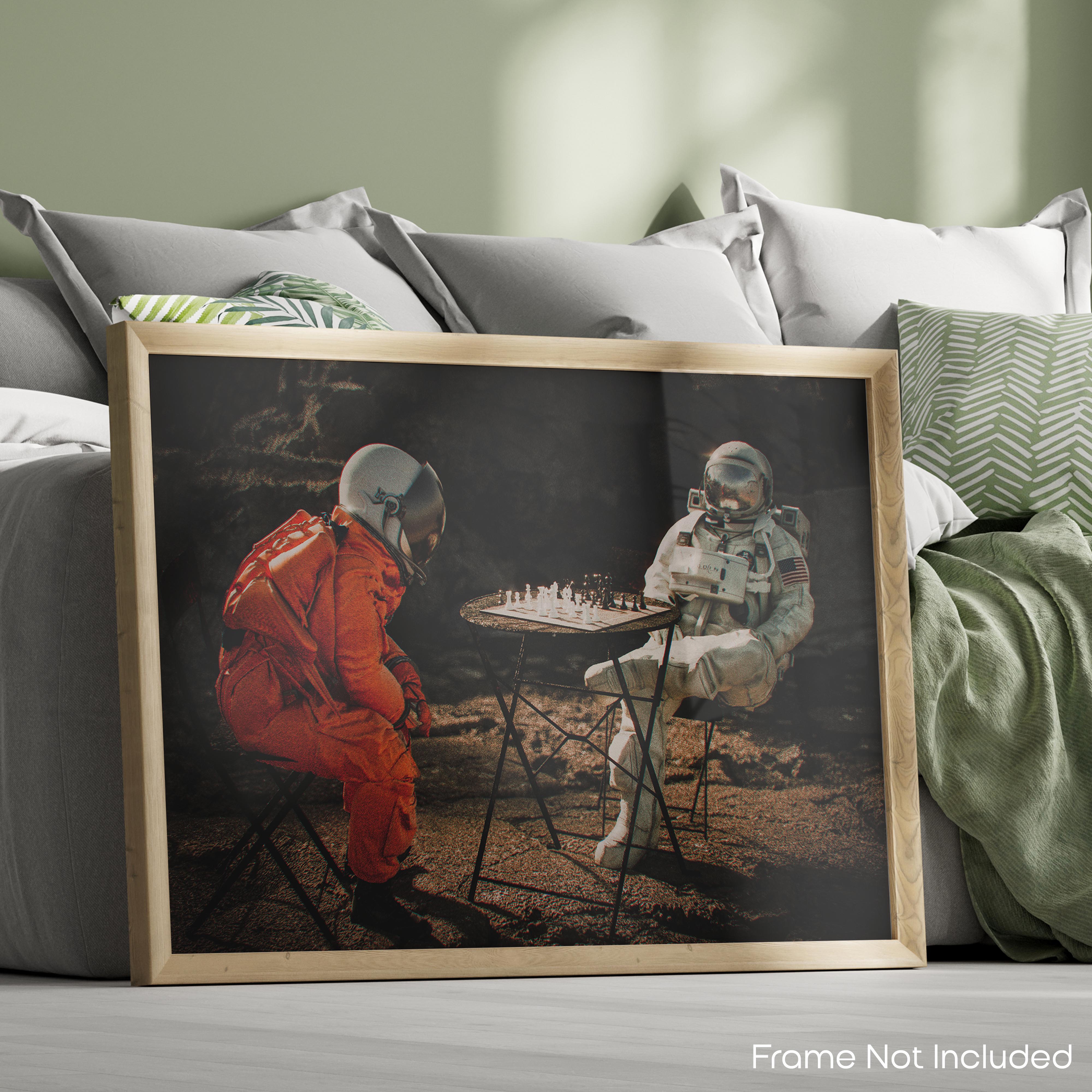 Astronauts - Chess Poster