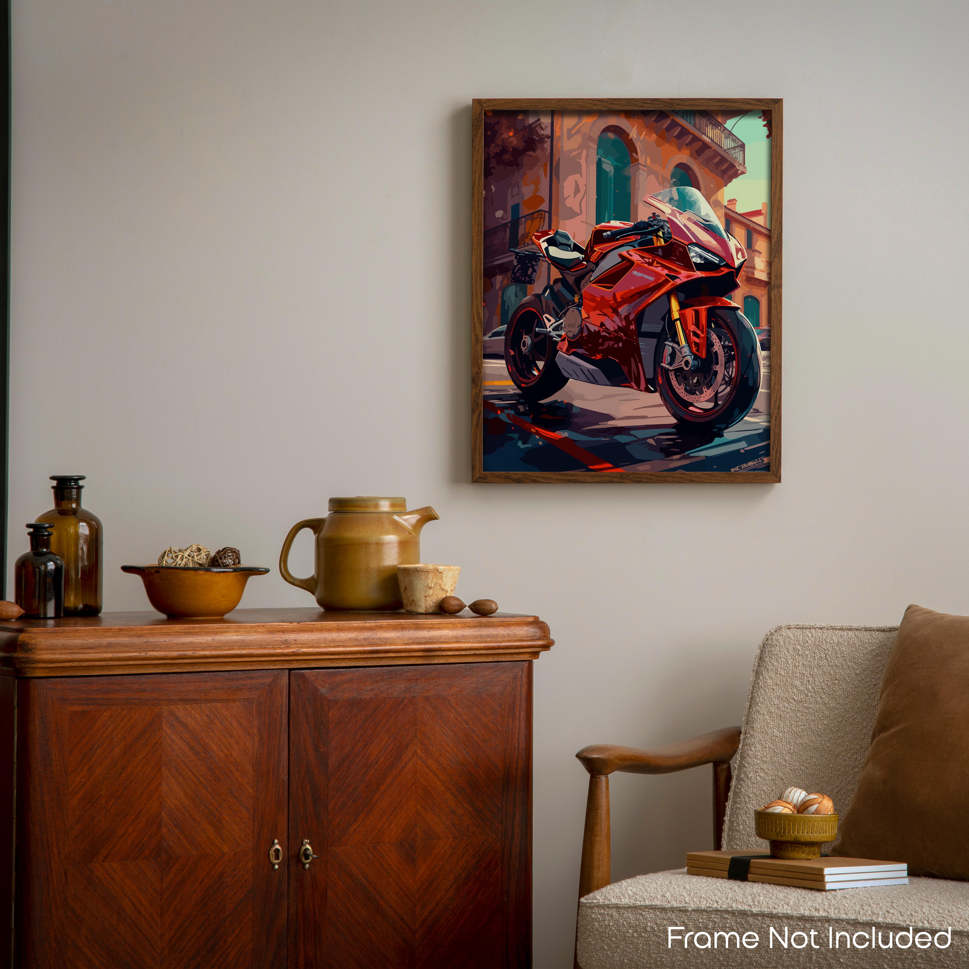Electric - Motorcycle Poster