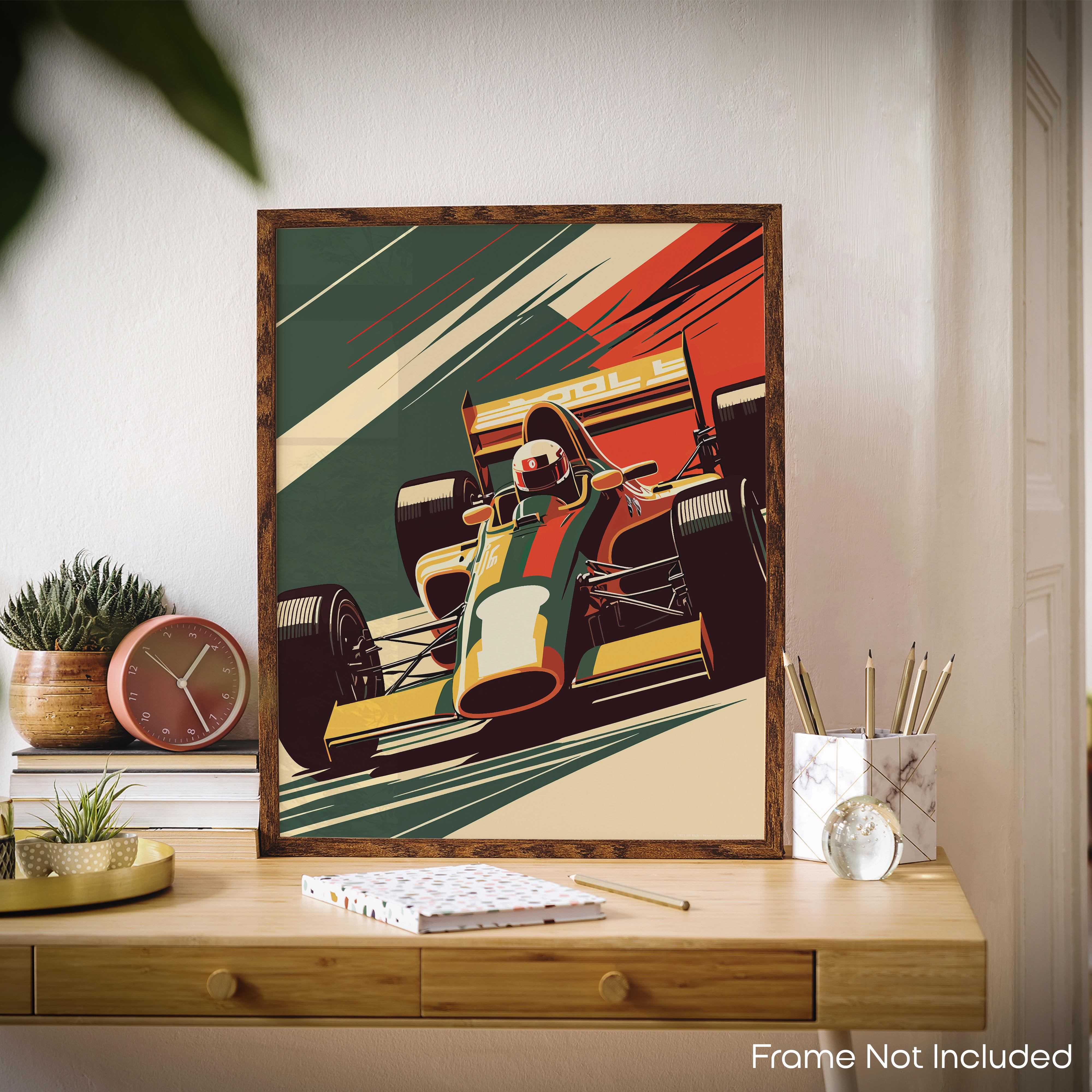 Driven by Passion - Car Poster