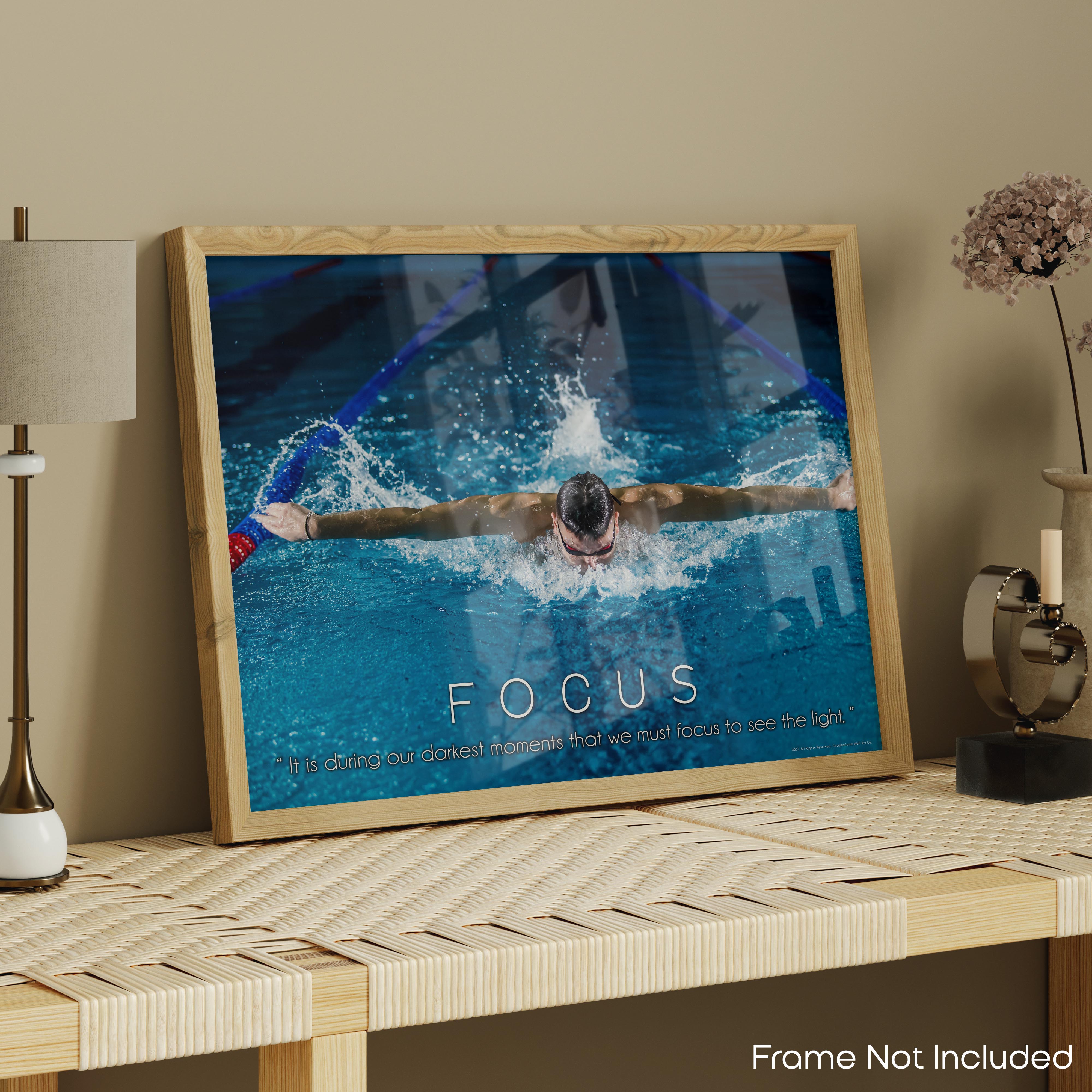 Focus - Swimming Poster