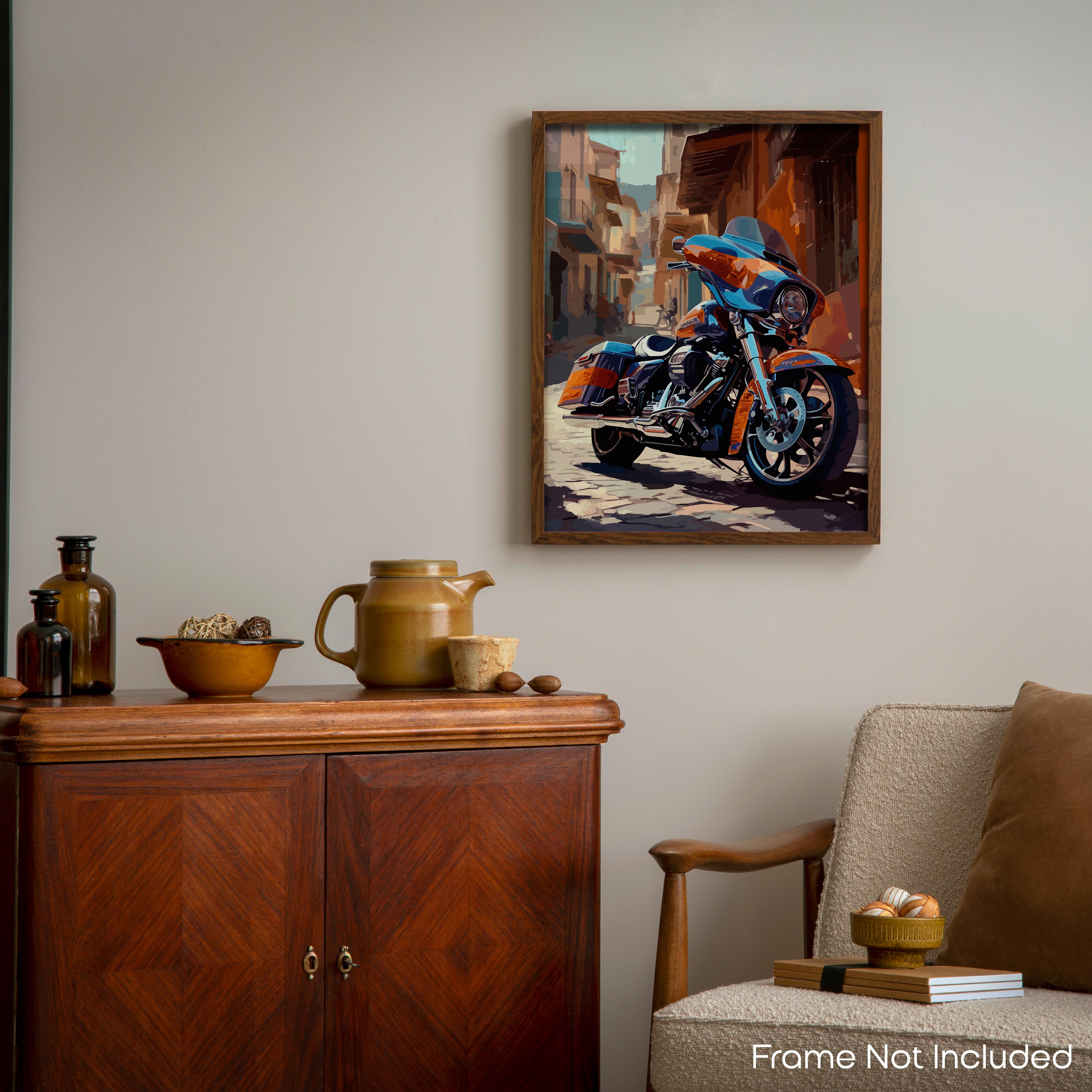 Convertible - Motorcycle Poster