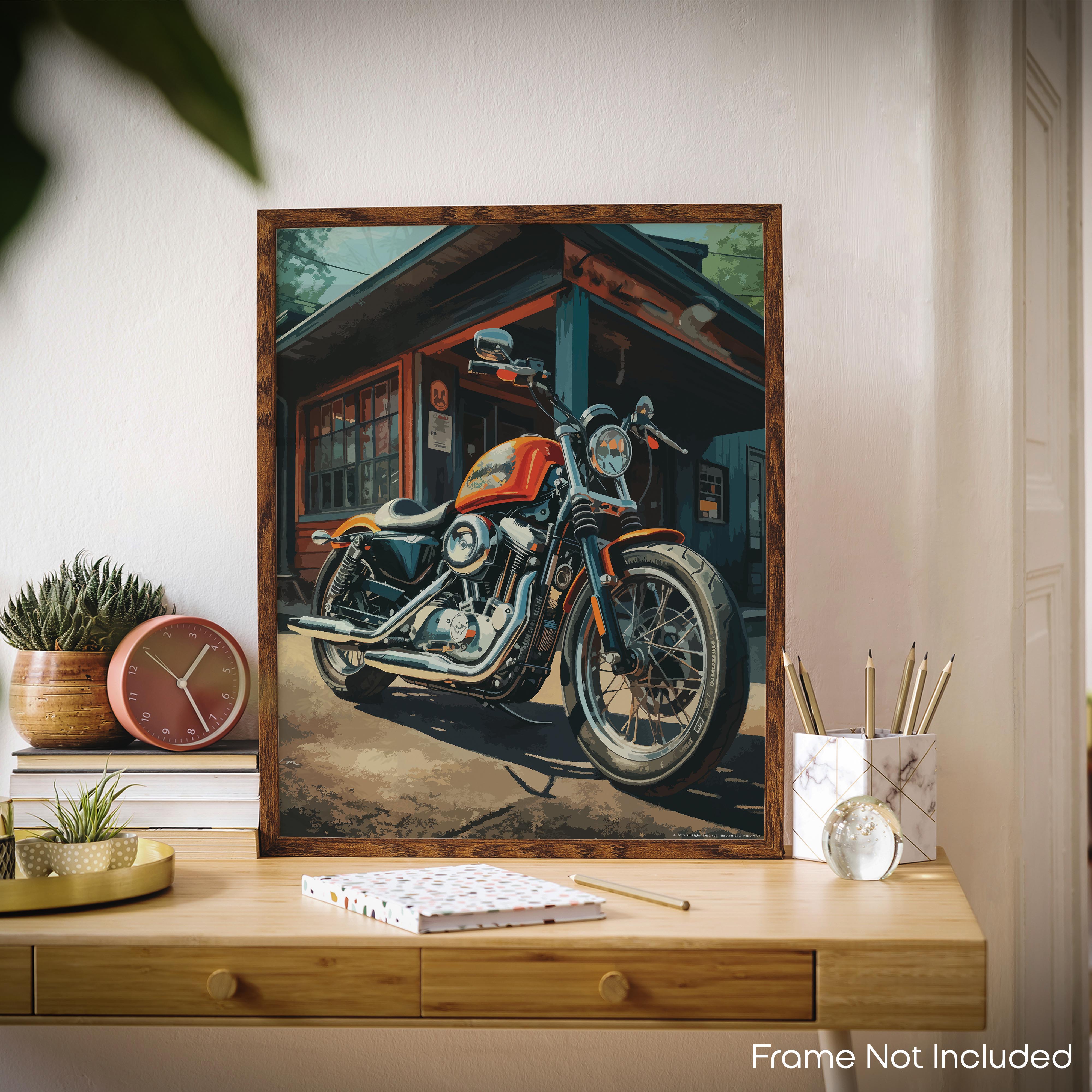 Cruiser Paradise - Motorcycle Poster