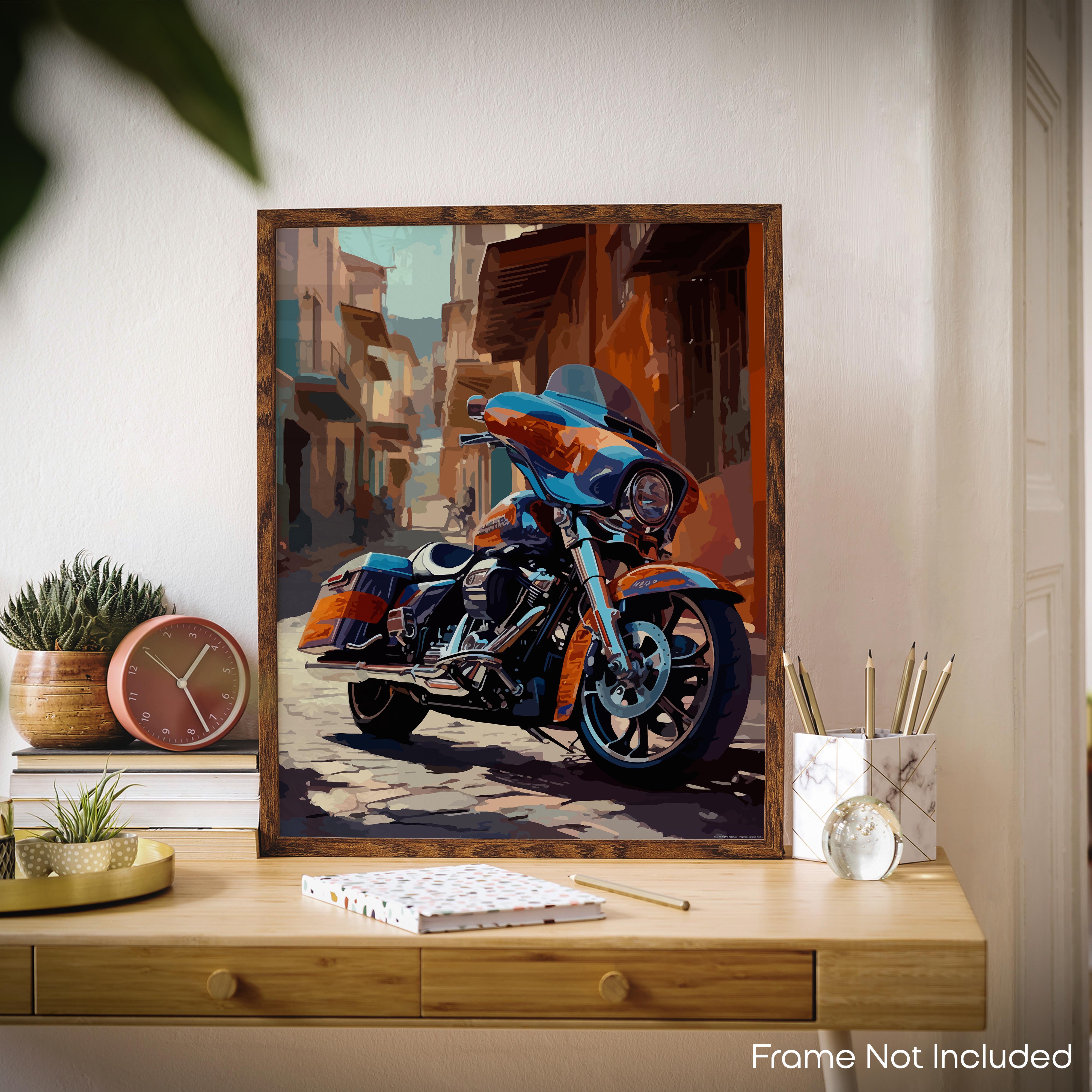 Convertible - Motorcycle Poster