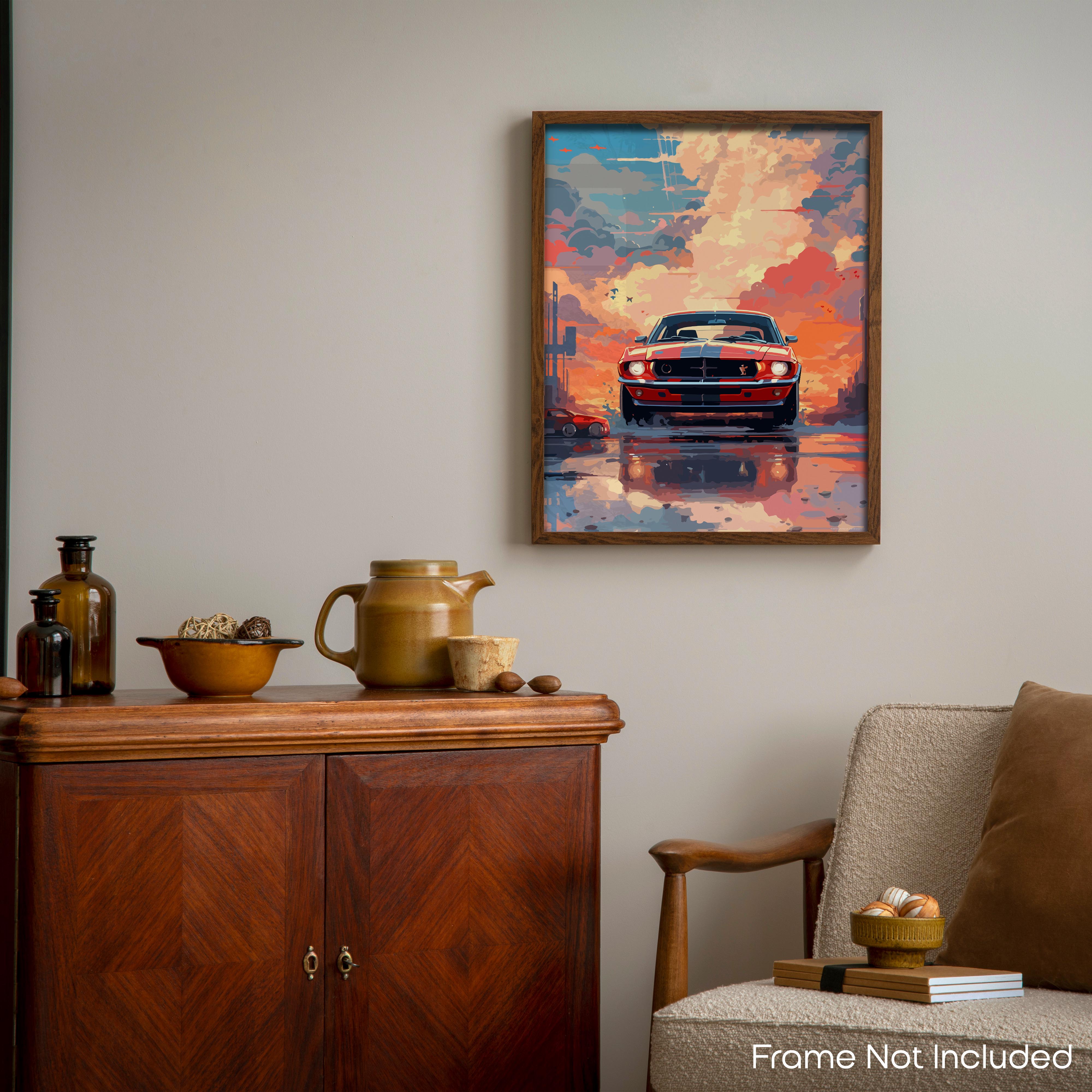 Fastback - Car Poster