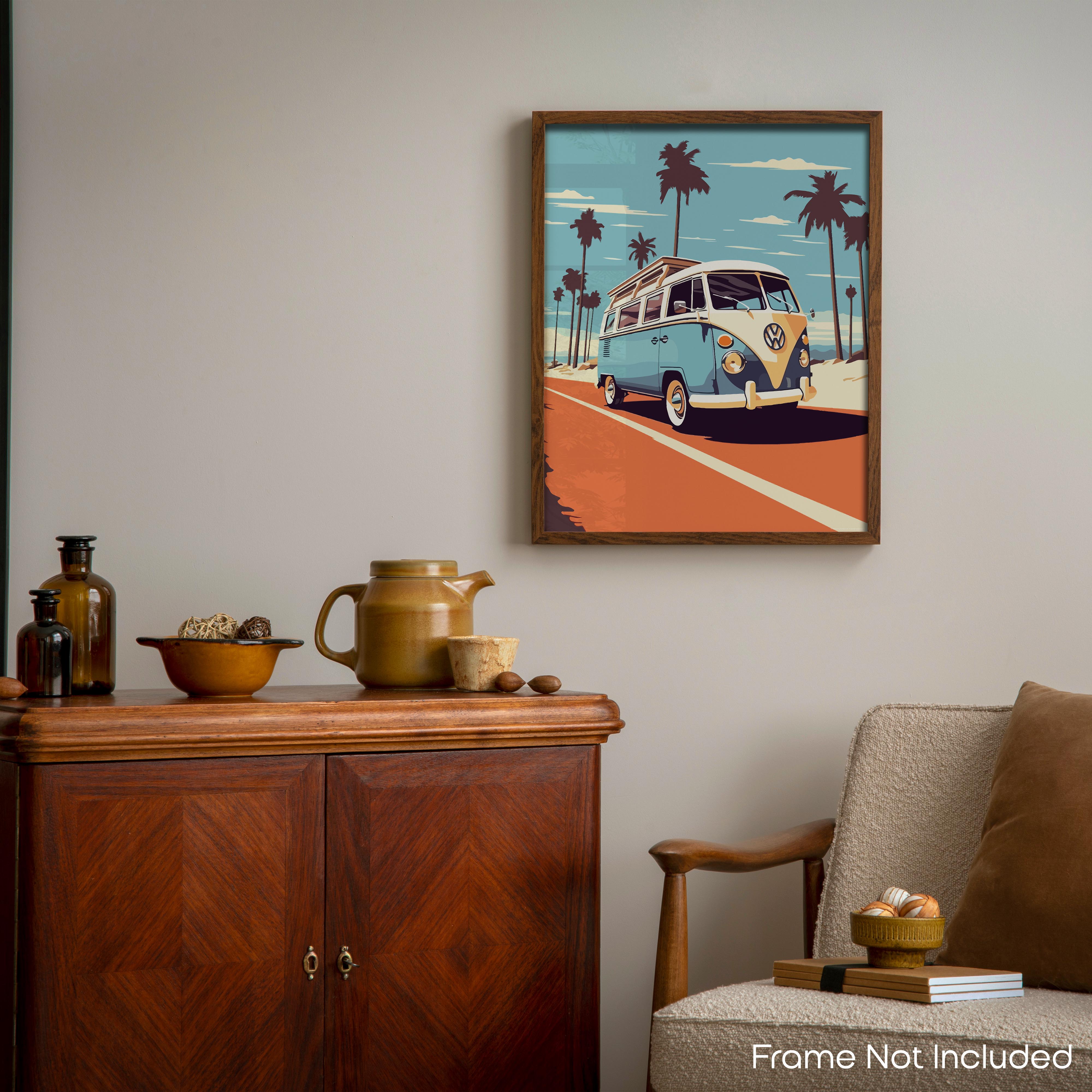 Hippie - Volkswagen Poster