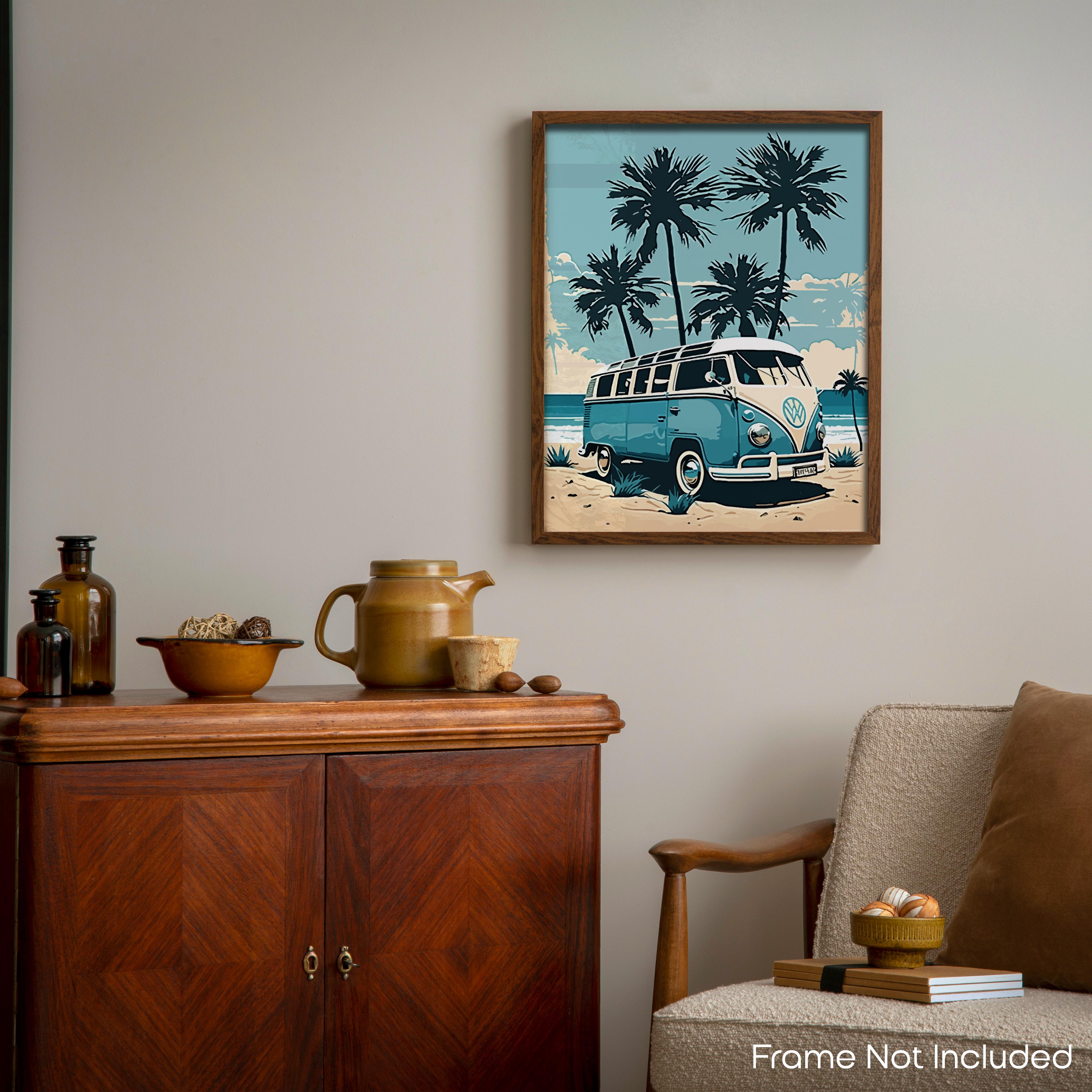 Blue - Volkswagen Poster