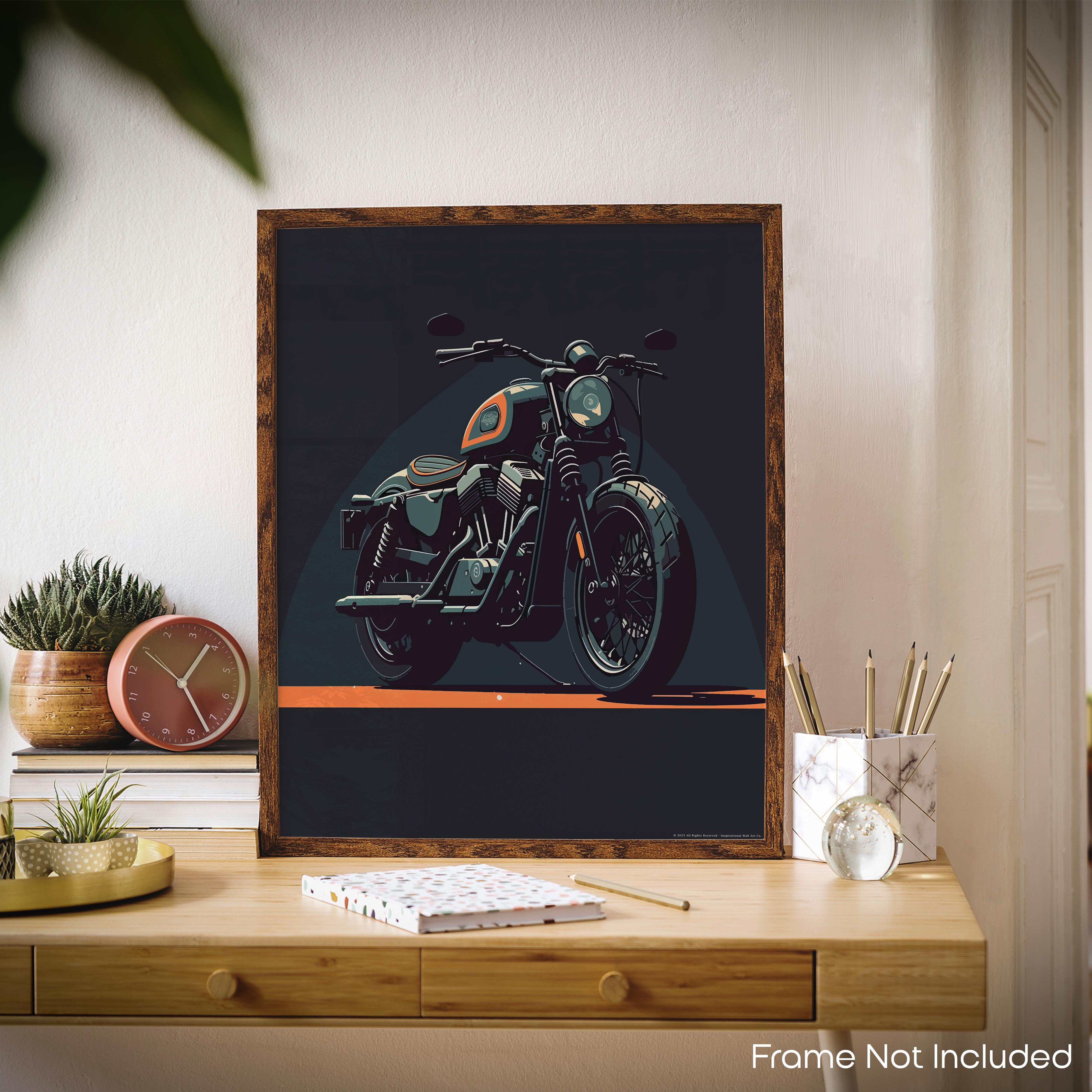 Biker's Haven - Motorcycle Poster