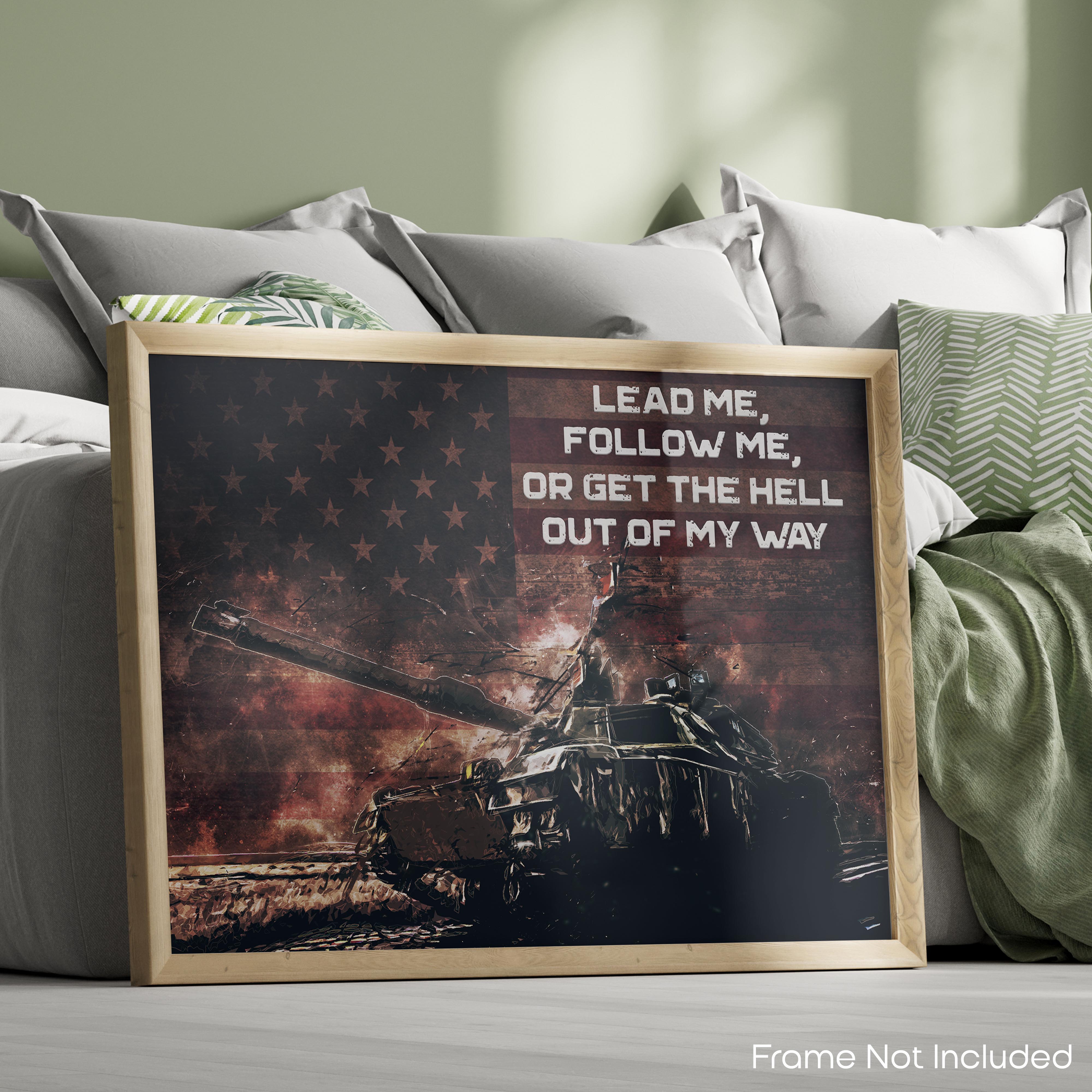 Lead Me - Military Poster