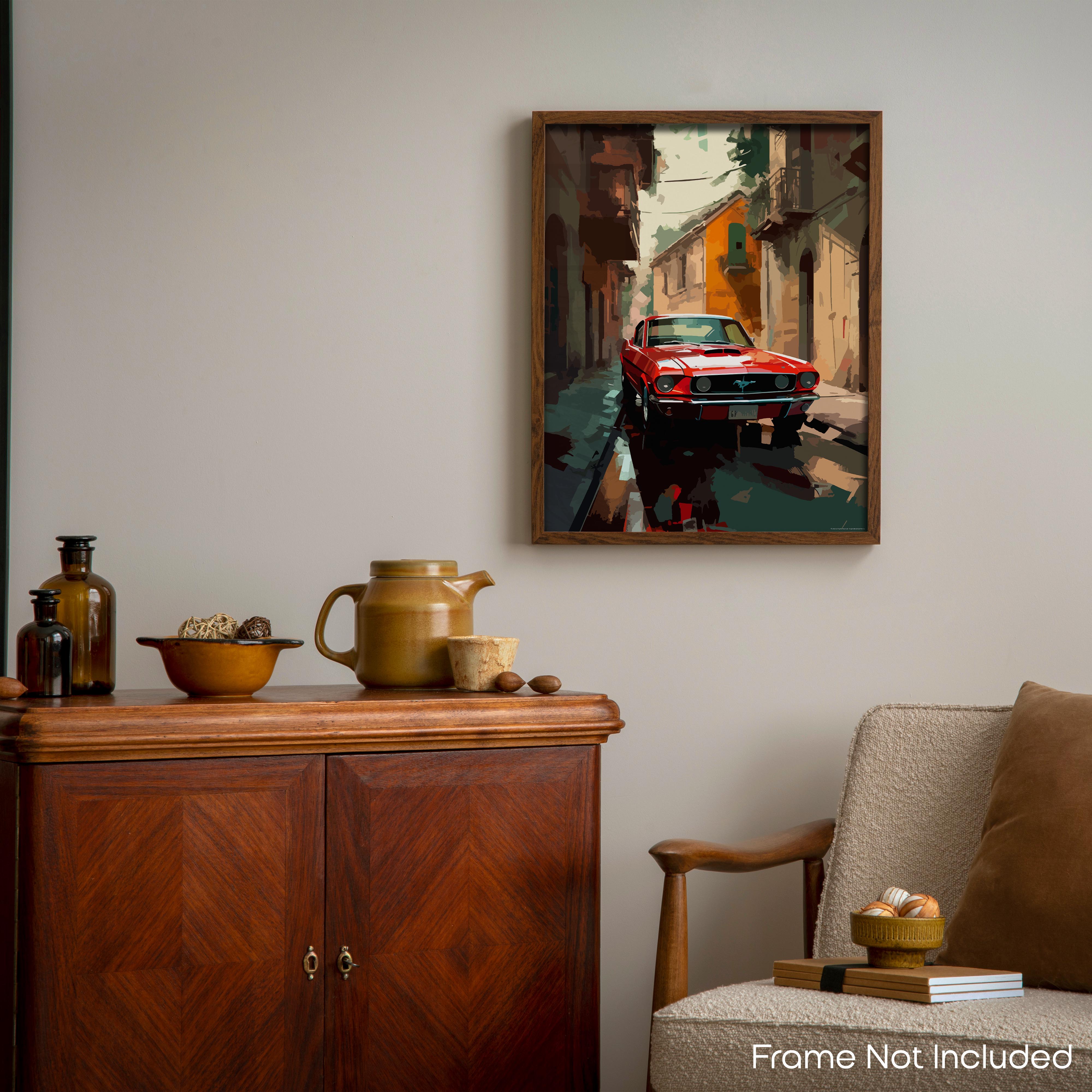 V8 - Car Poster