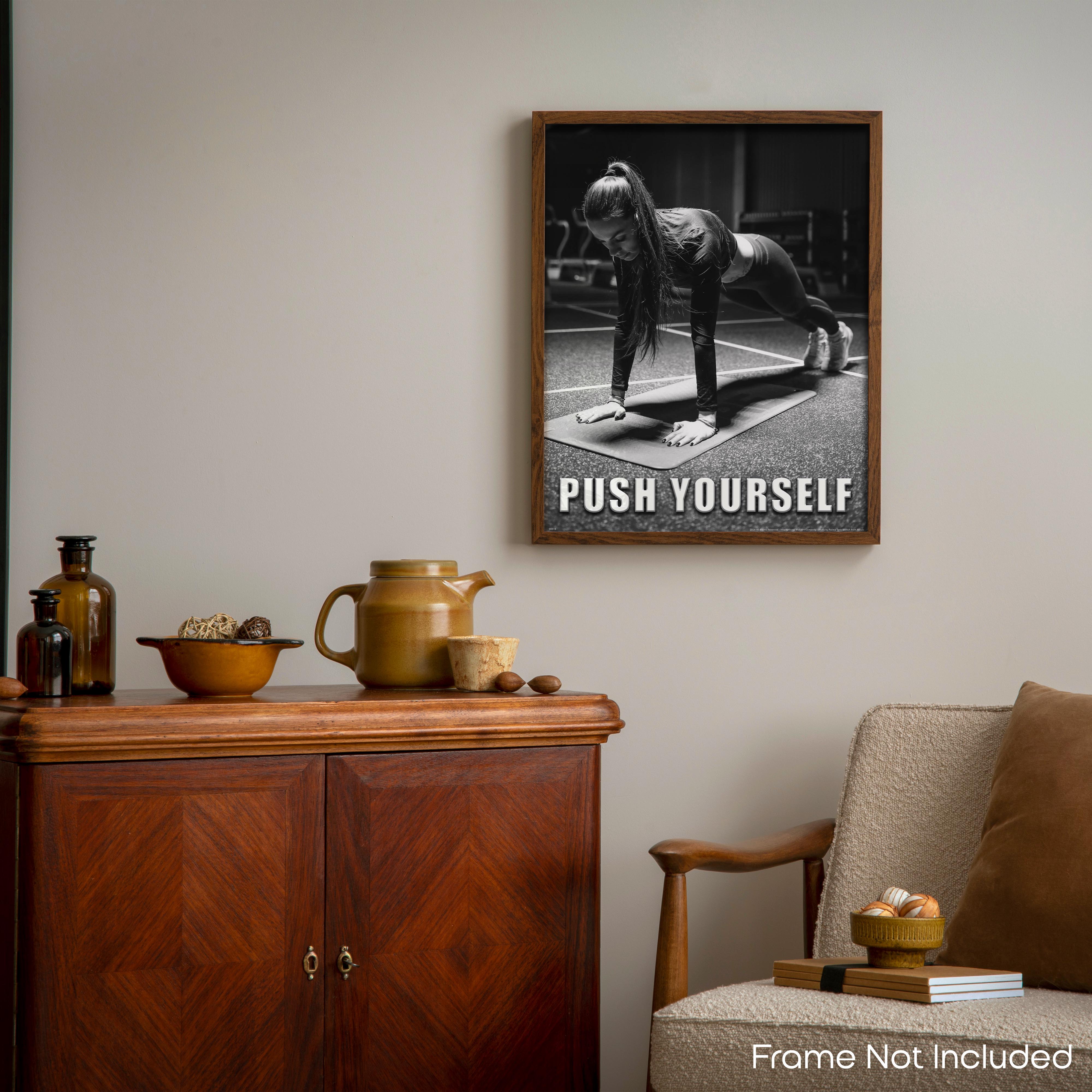 Push Yourself - Gym Poster