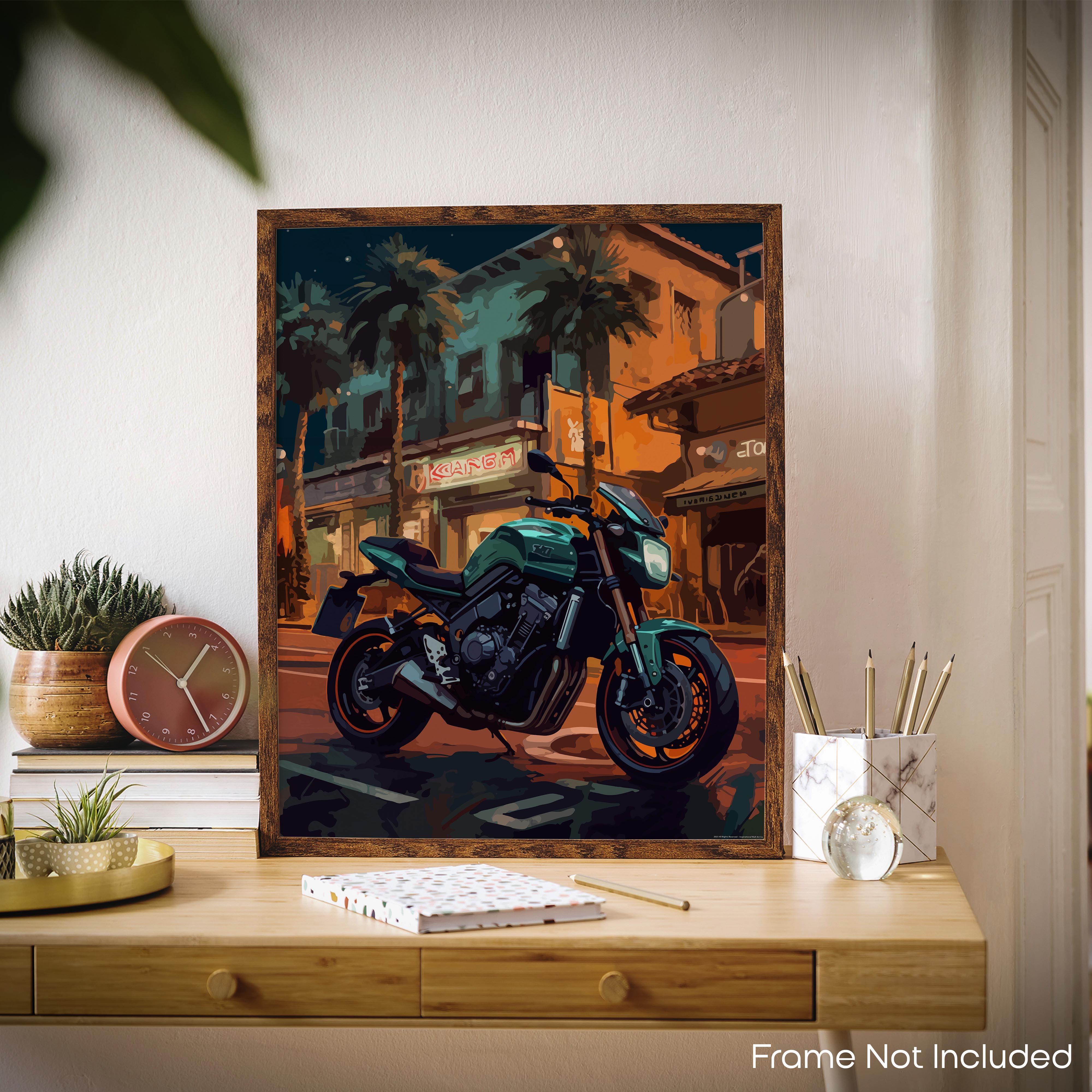 Enticing - Motorcycle Poster