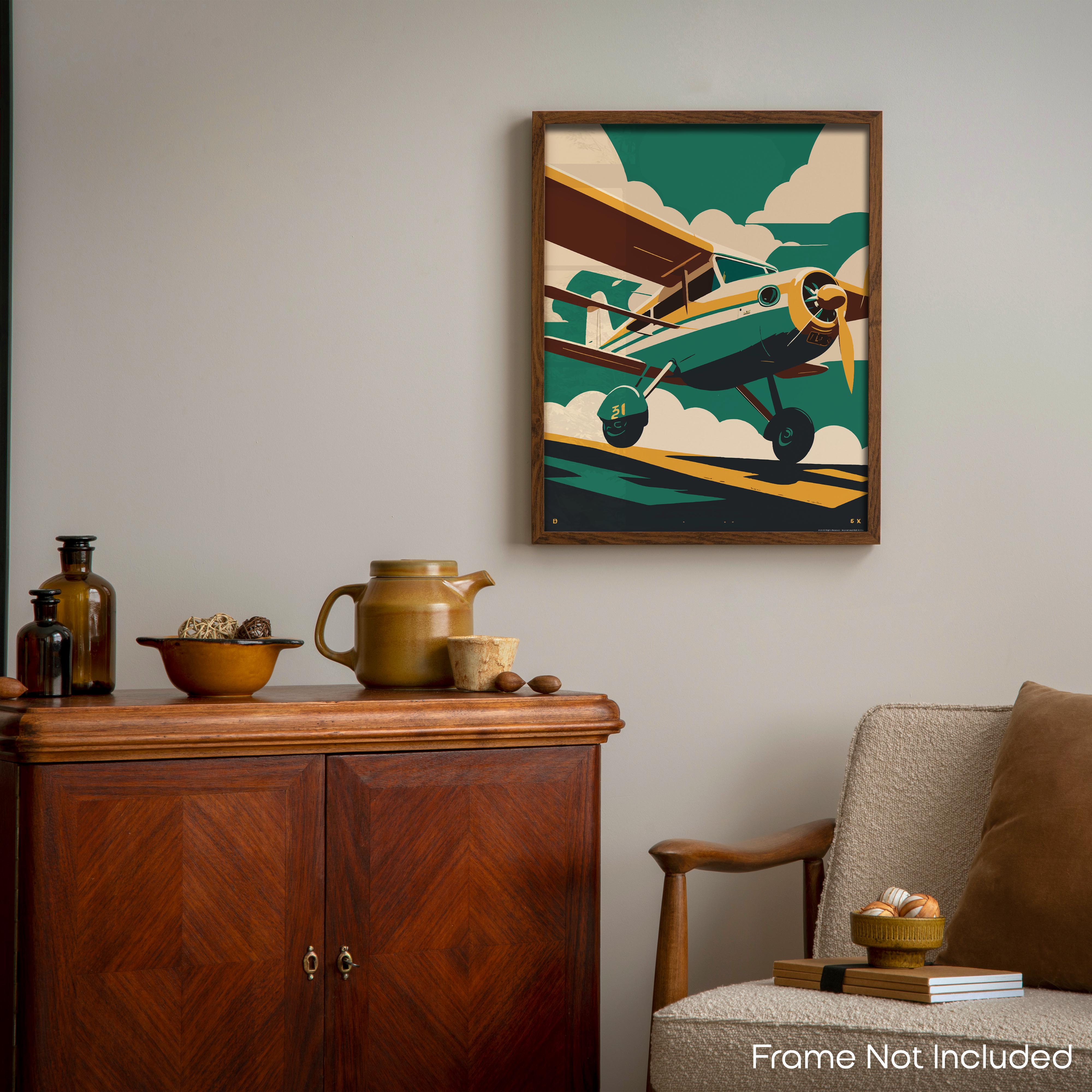 Runway - Airplane Poster