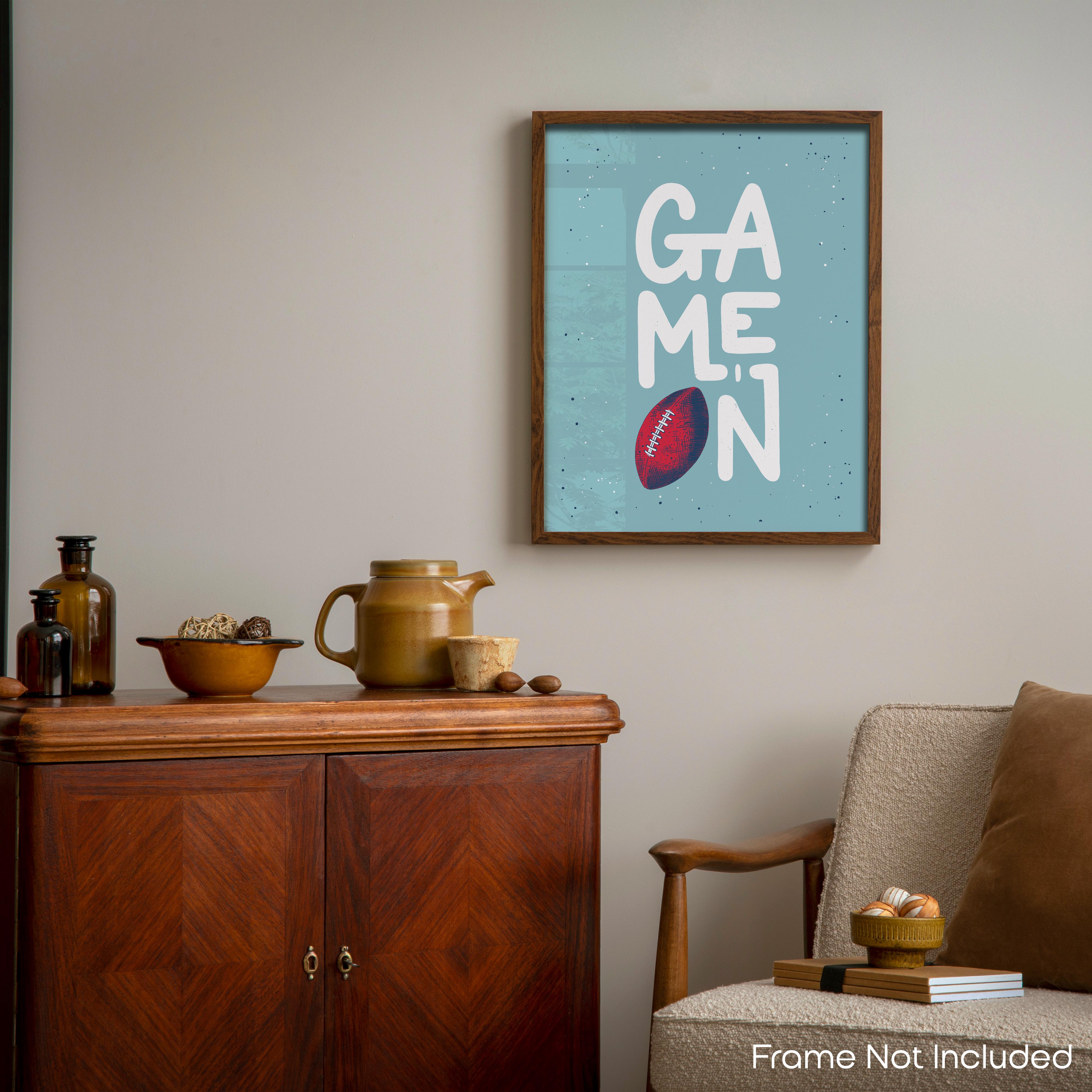 Game On - Football Poster