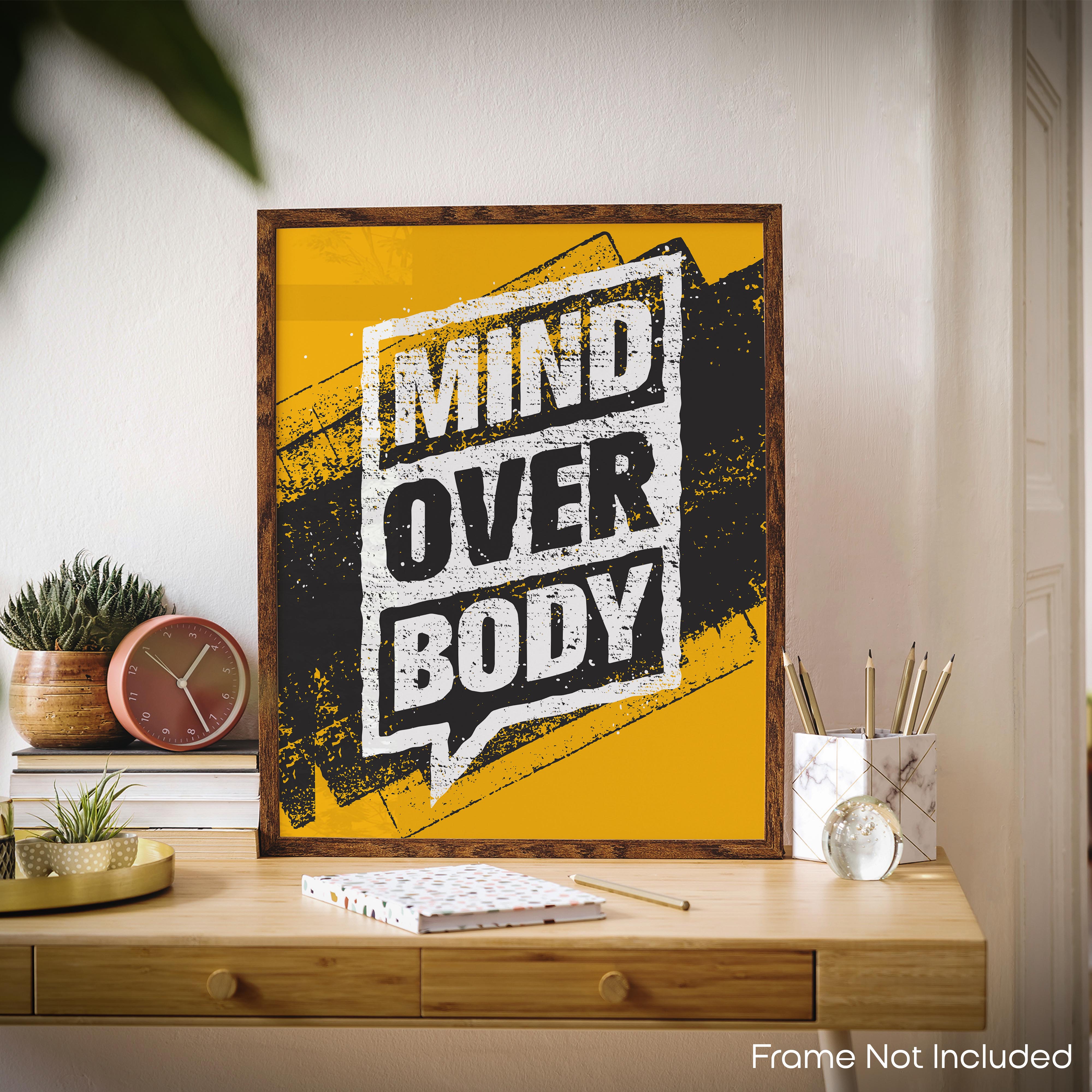 Mind Over Body - Gym Poster