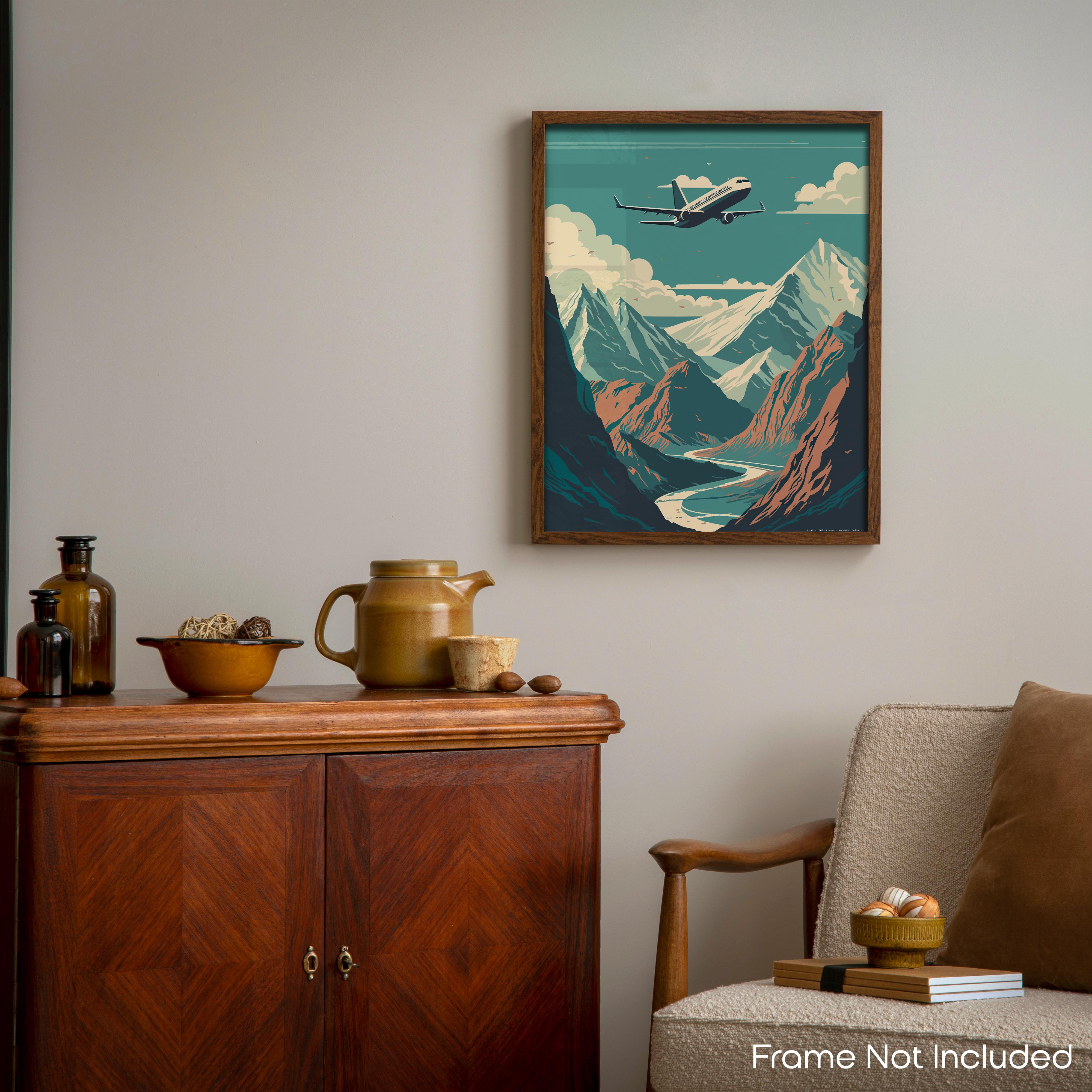 Wings of Freedom - Airplane Poster