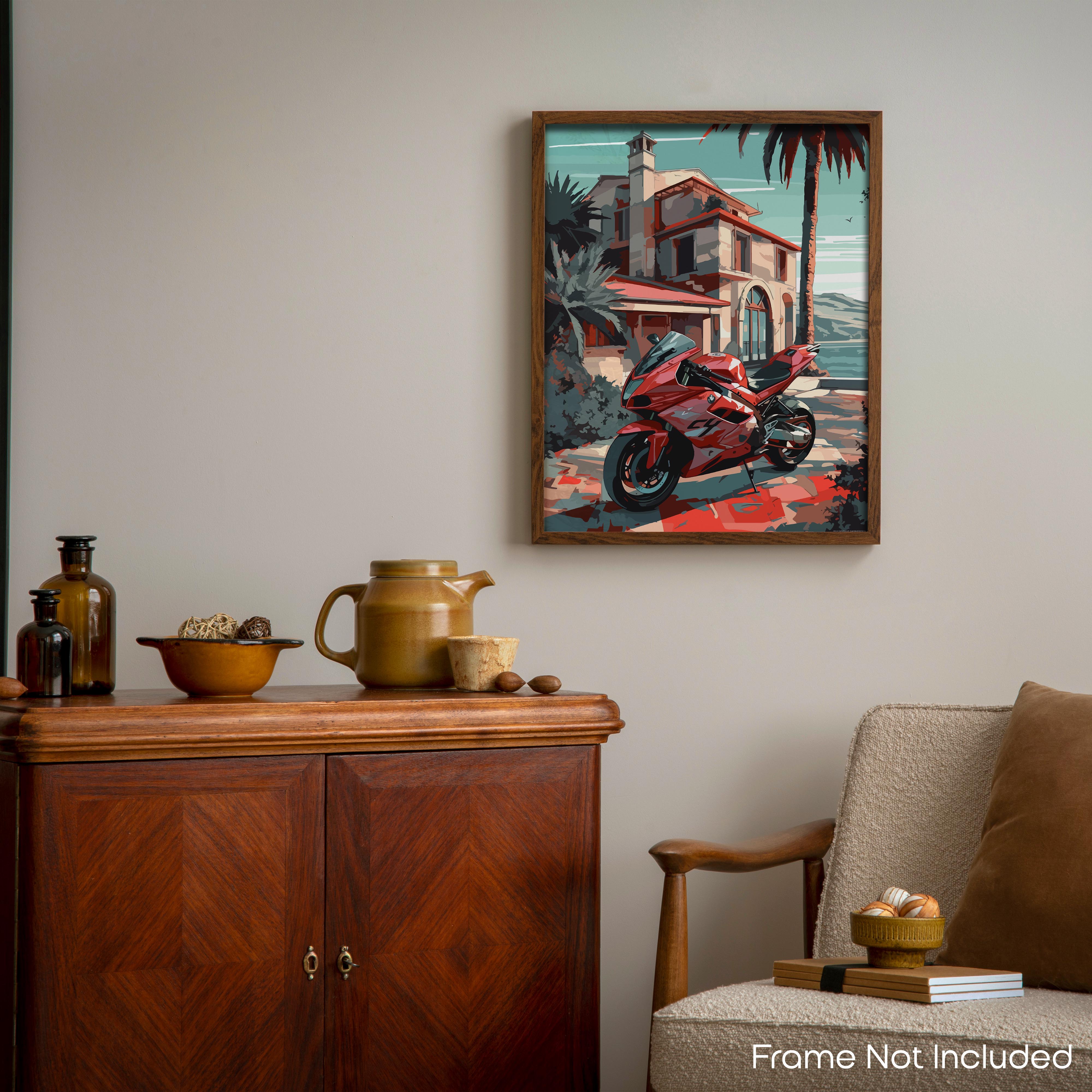 Engage - Motorcycle Poster