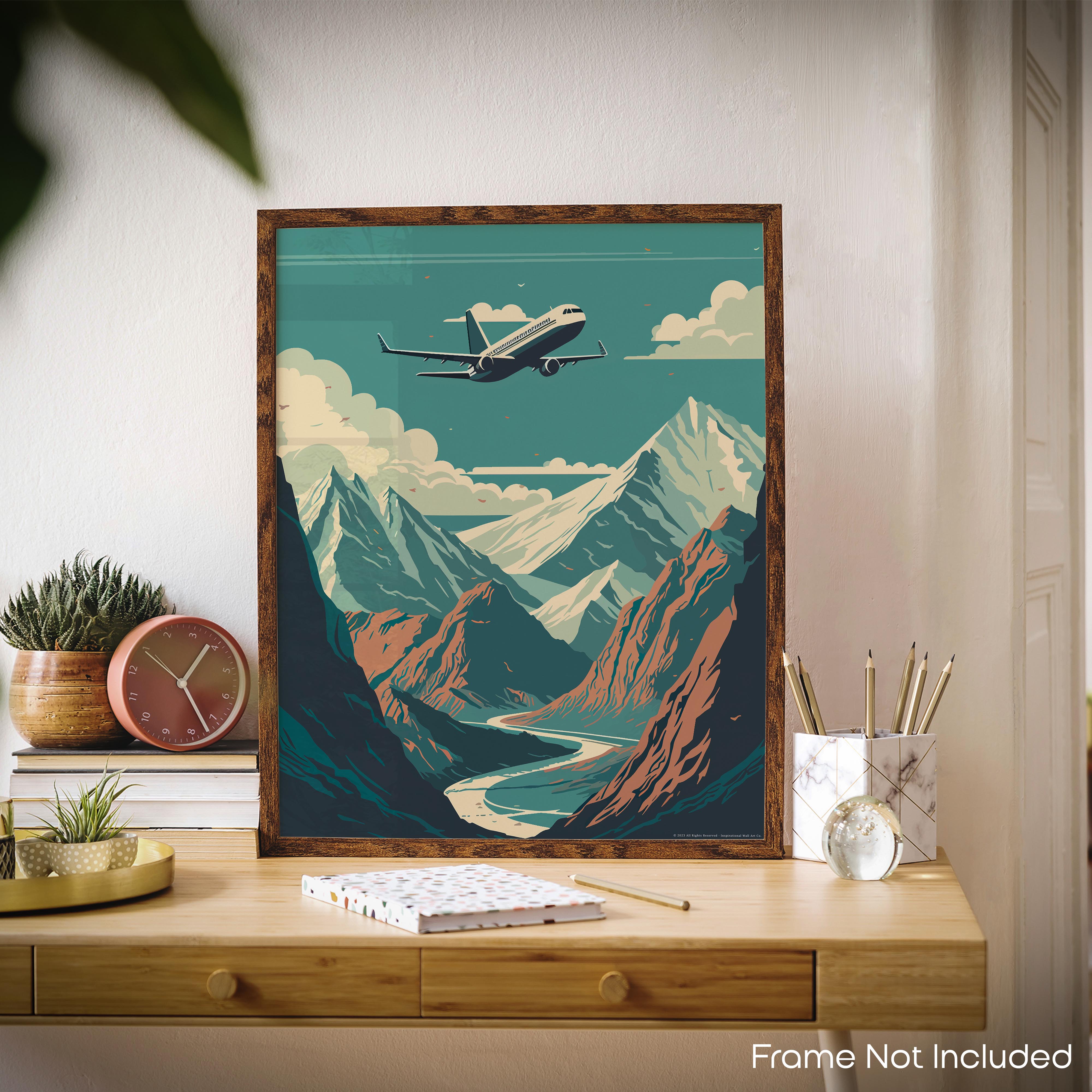 Wings of Freedom - Airplane Poster