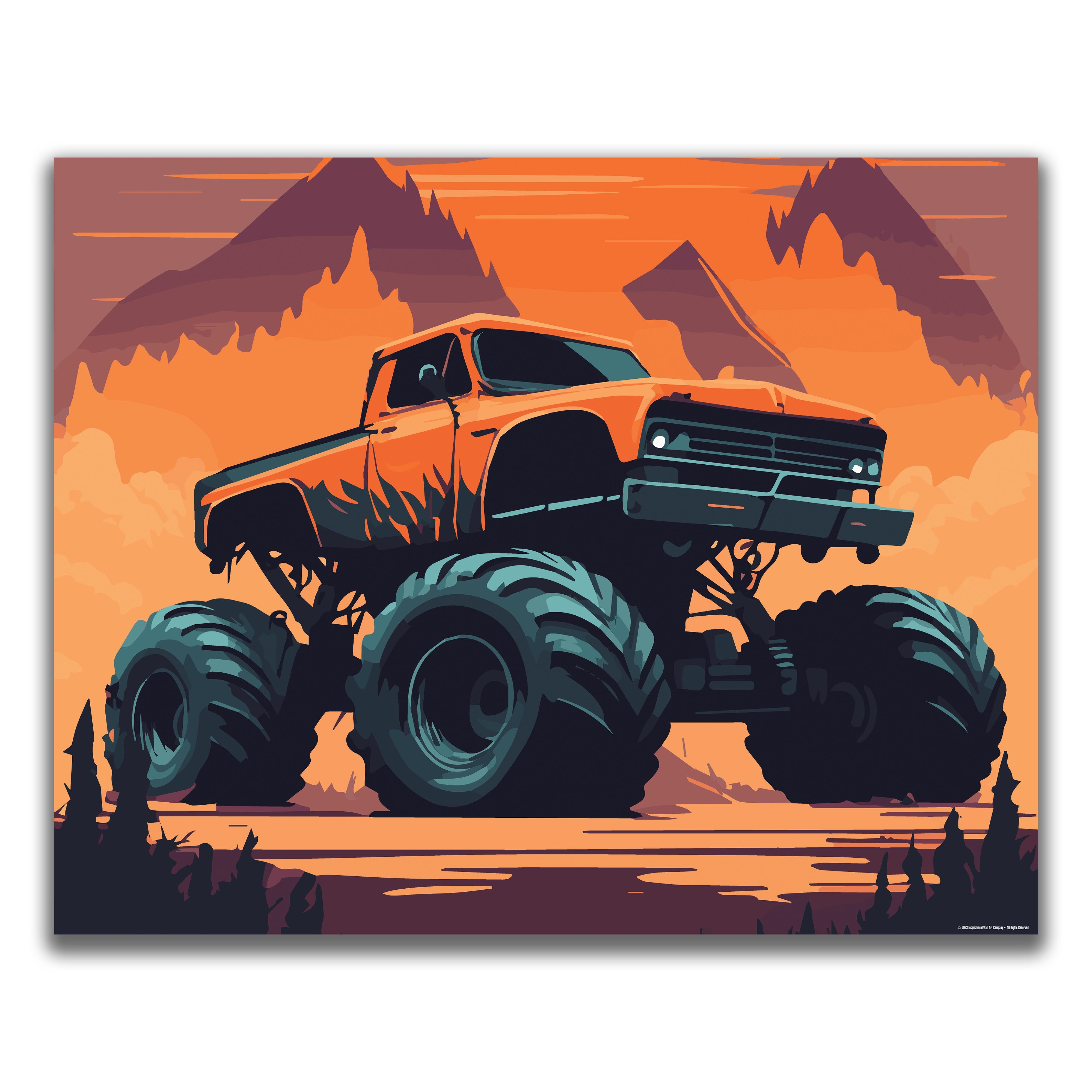 Big Orange - Truck Poster