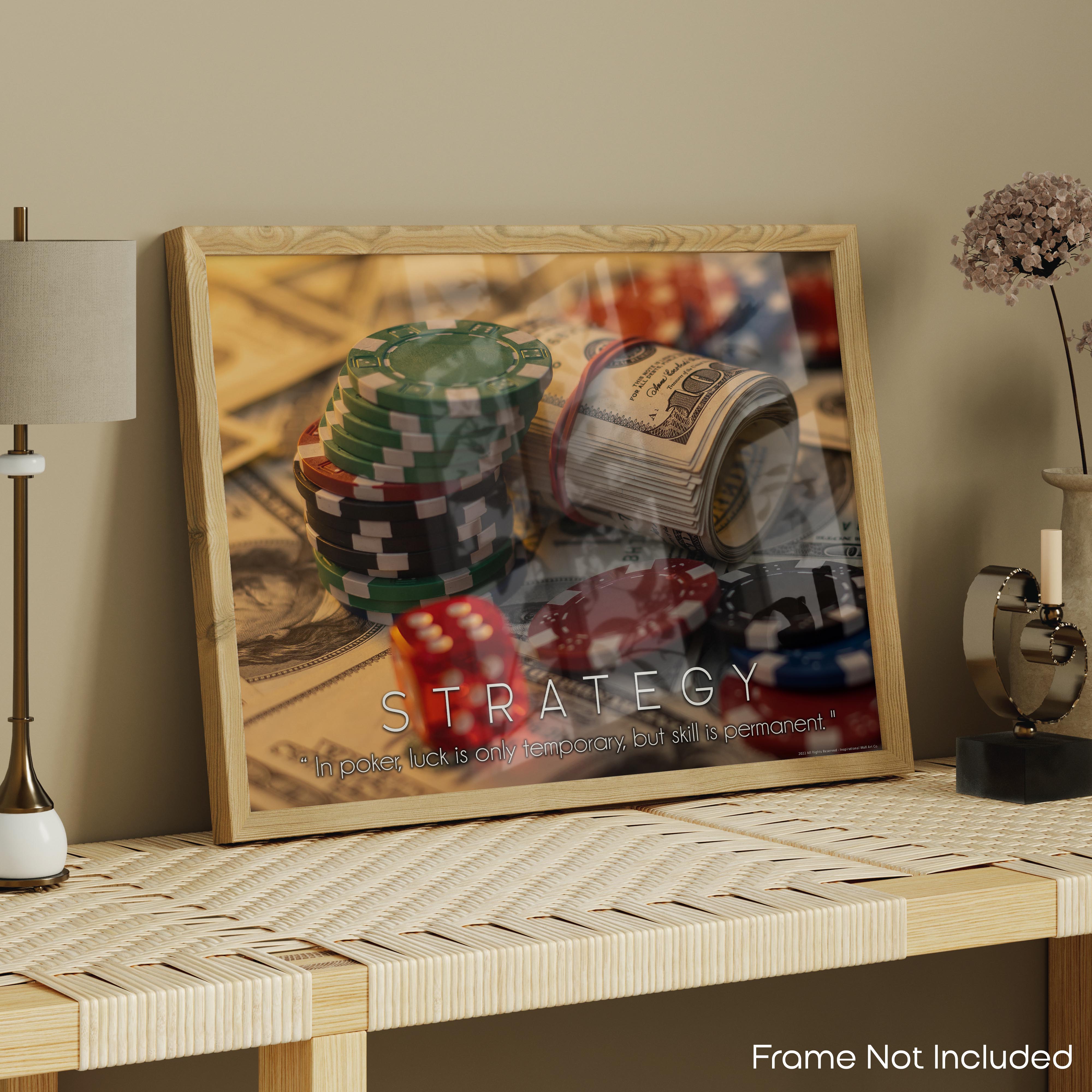 Strategy - Poker Poster
