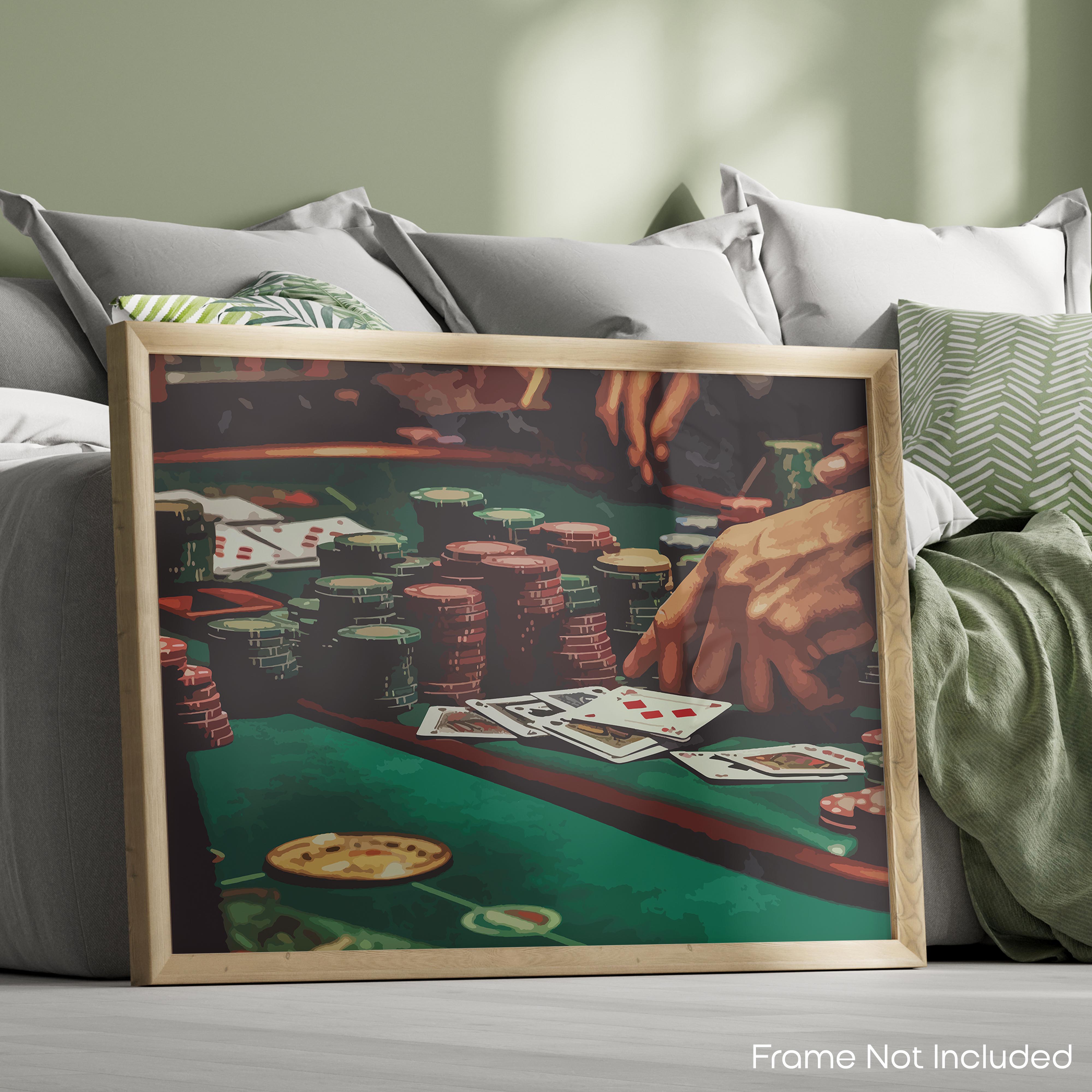 Chips - Poker Poster